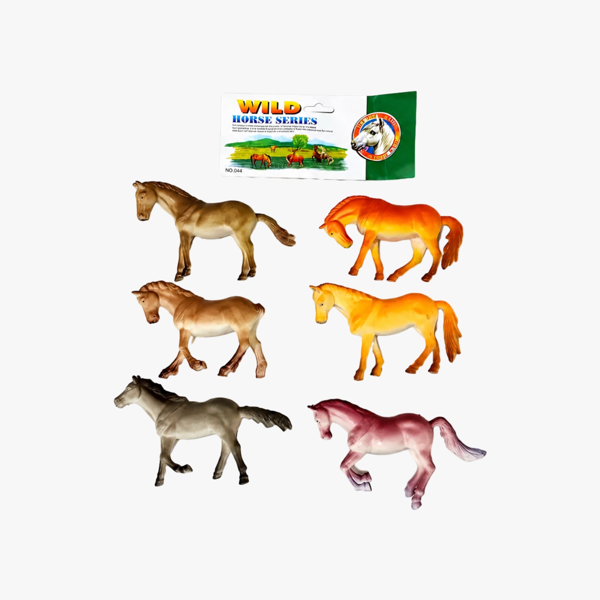 Kit de cavalos selvagens em miniatura 12 peças