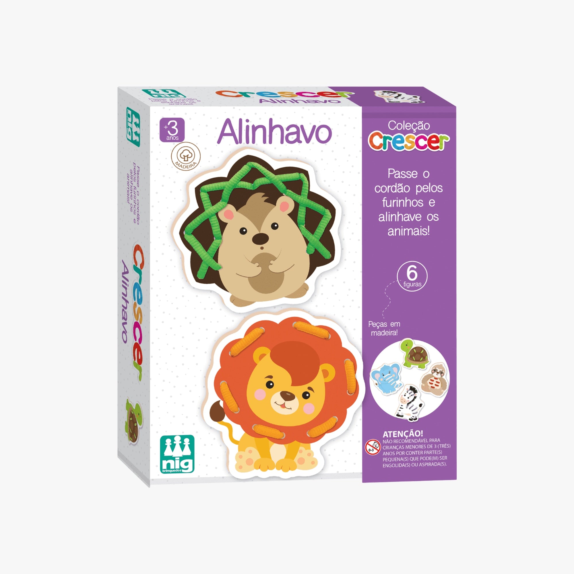Brinquedo Infantil Pedagógico Alinhavo