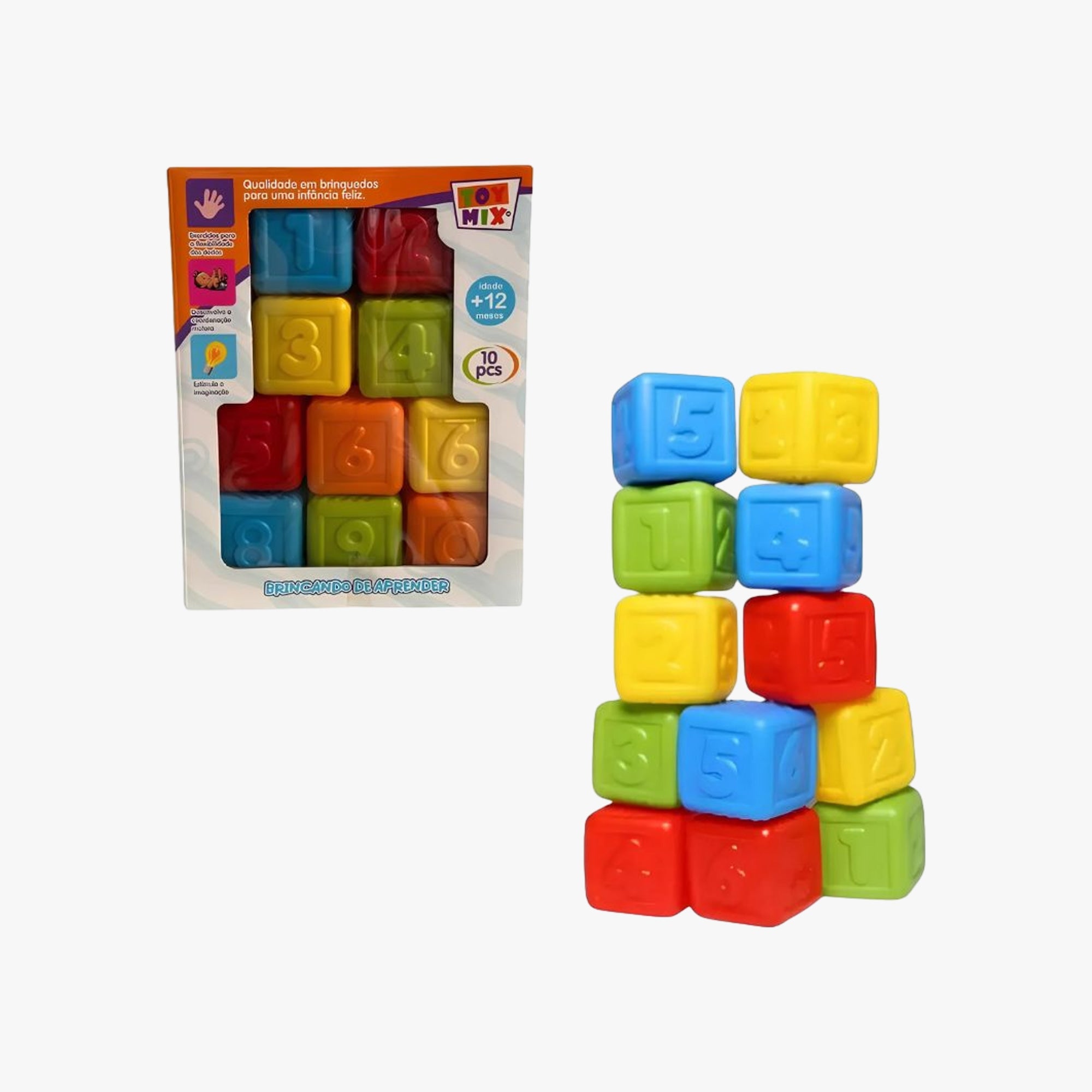 Brinquedo Para Bebê Cubinho Divertidos