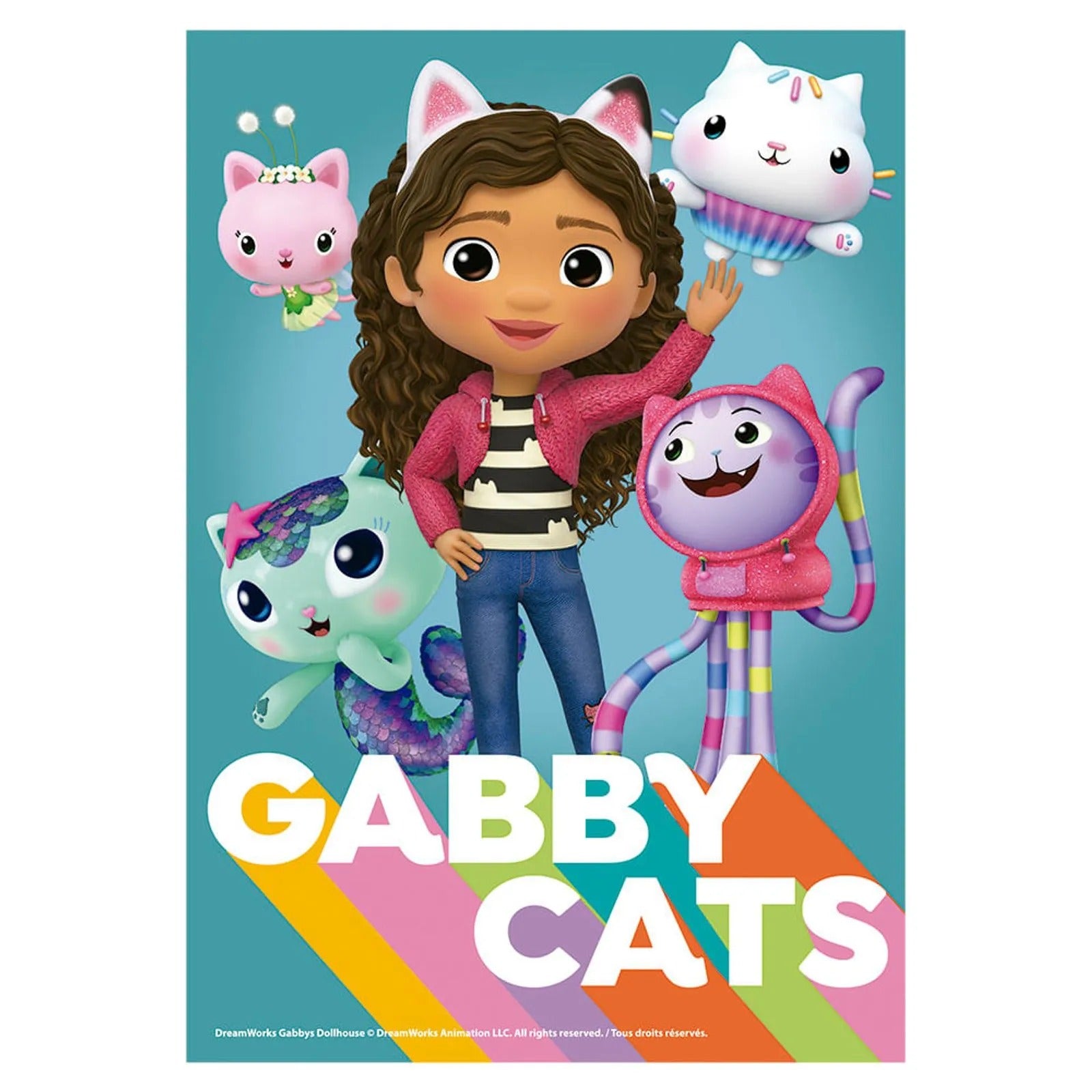 Quebra-Cabeça Infantil Progressivo Gabby's Dollhouse