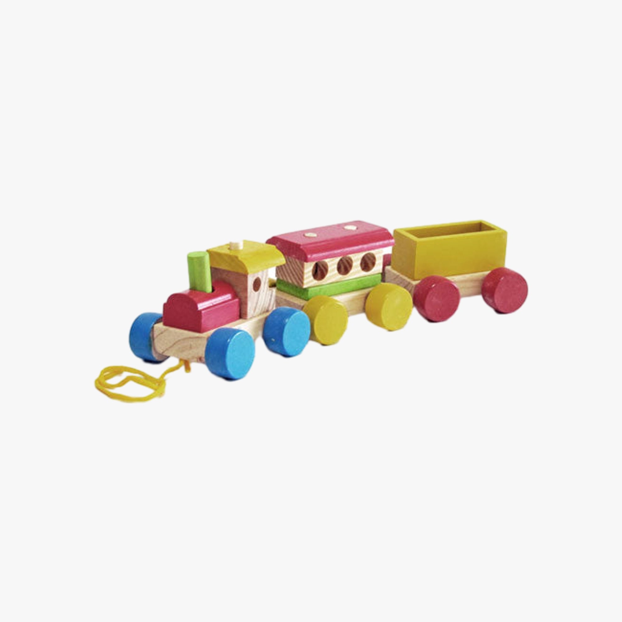 Trem Médio de Madeira Brinquedo Educativo Wood Toys