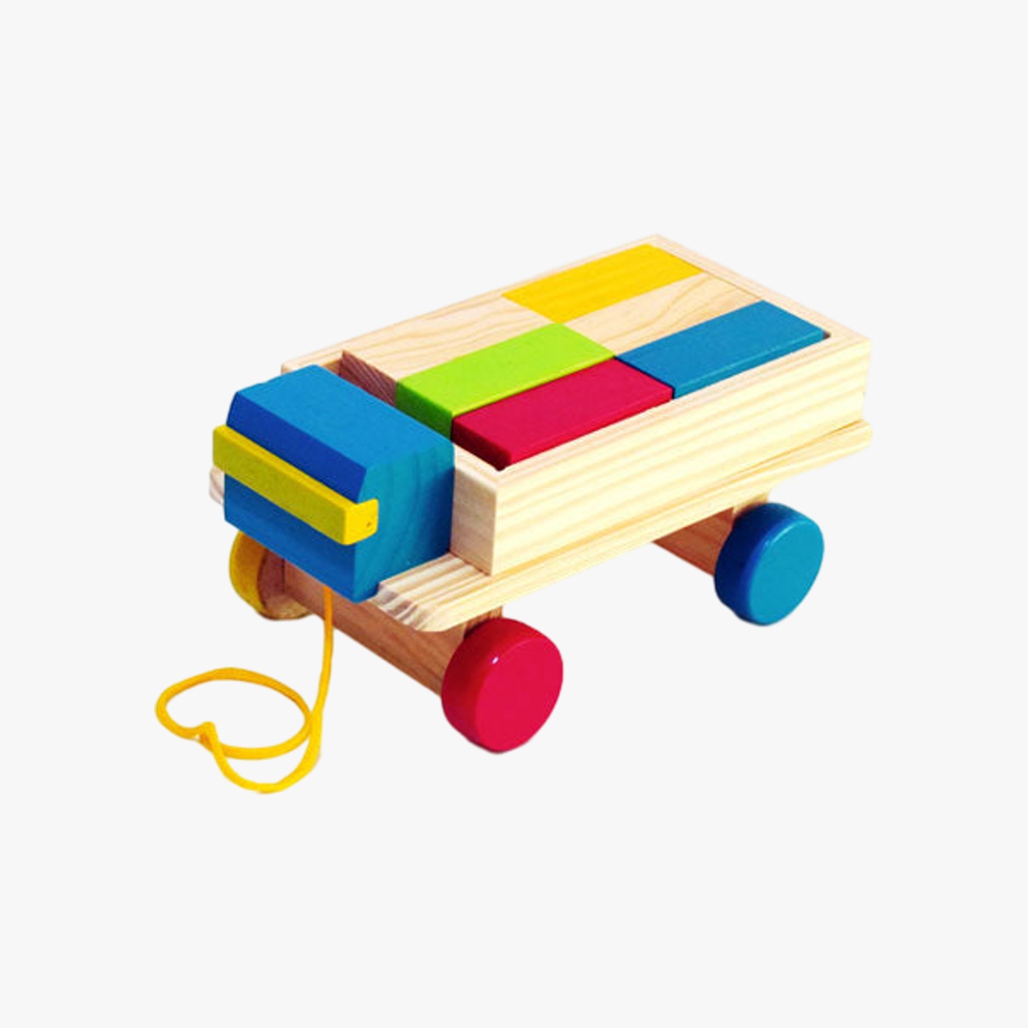 Brinquedo de Madeira Caminhão com 12 Retângulos Wood Toys