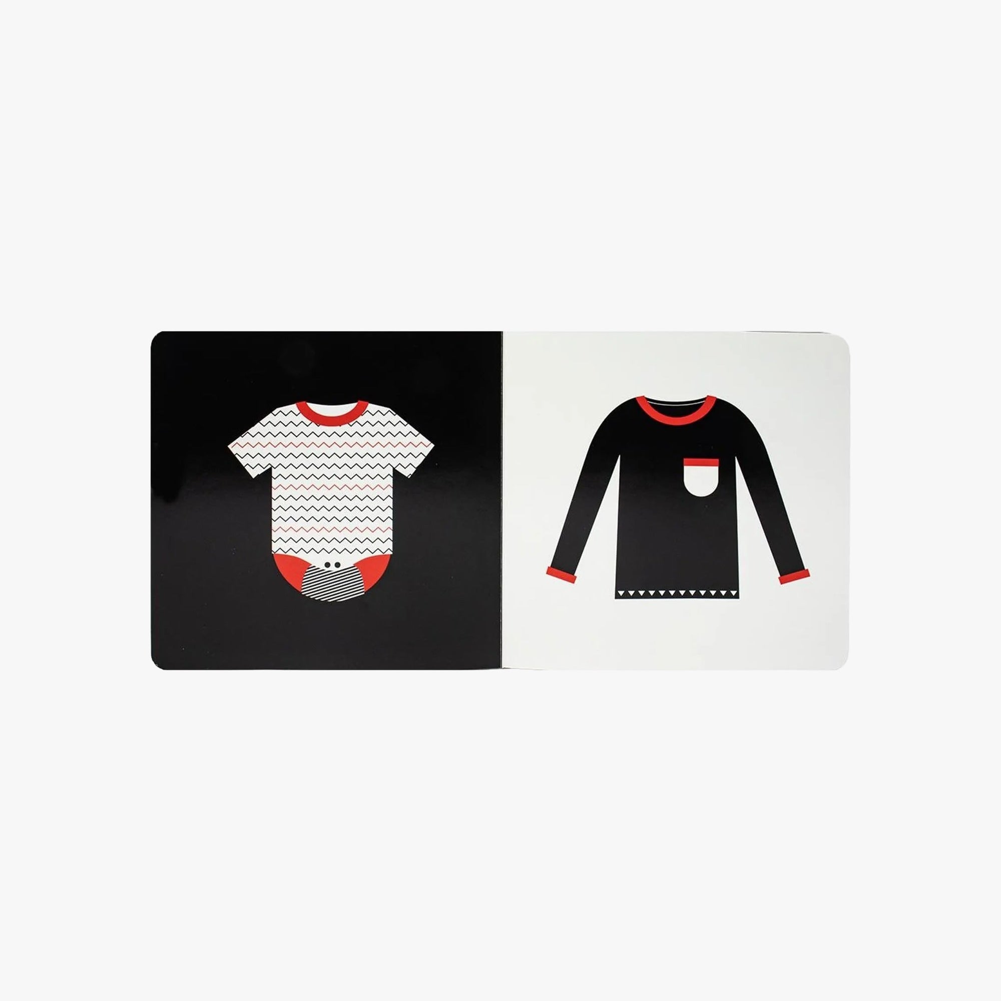 Livro Escolinha Baby Montessori - Contrastes! Vamos nos Vestir