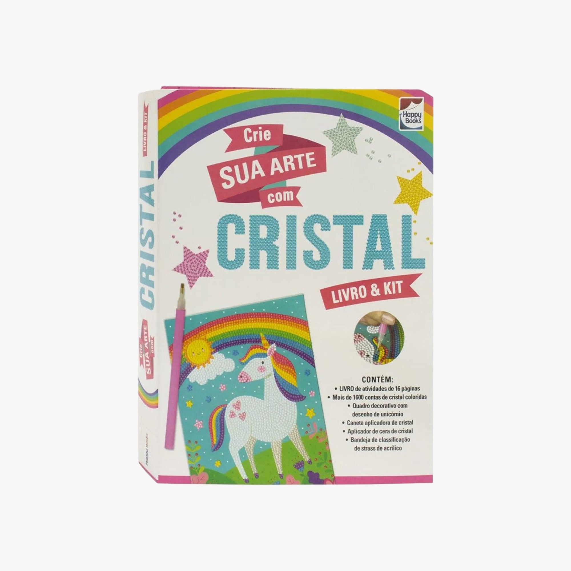 Livro e Kit Crie sua Arte com Cristal