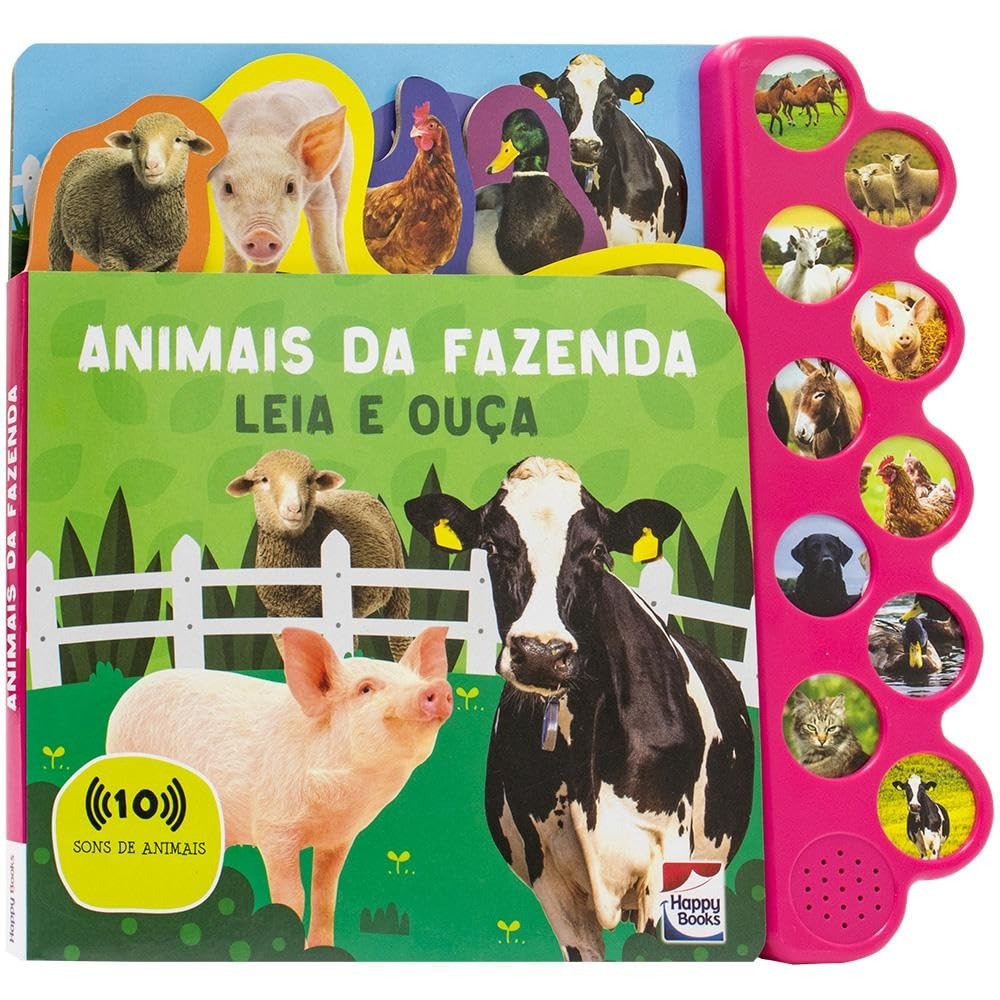 Livro Sonoro Animais da Fazenda