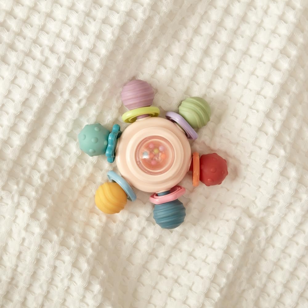 Chocalho Spinner para Bebê com Ventosa