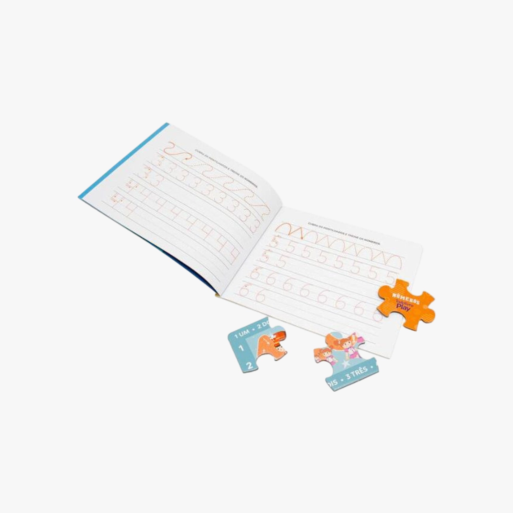 Kit Quebra-Cabeça e Livro Números