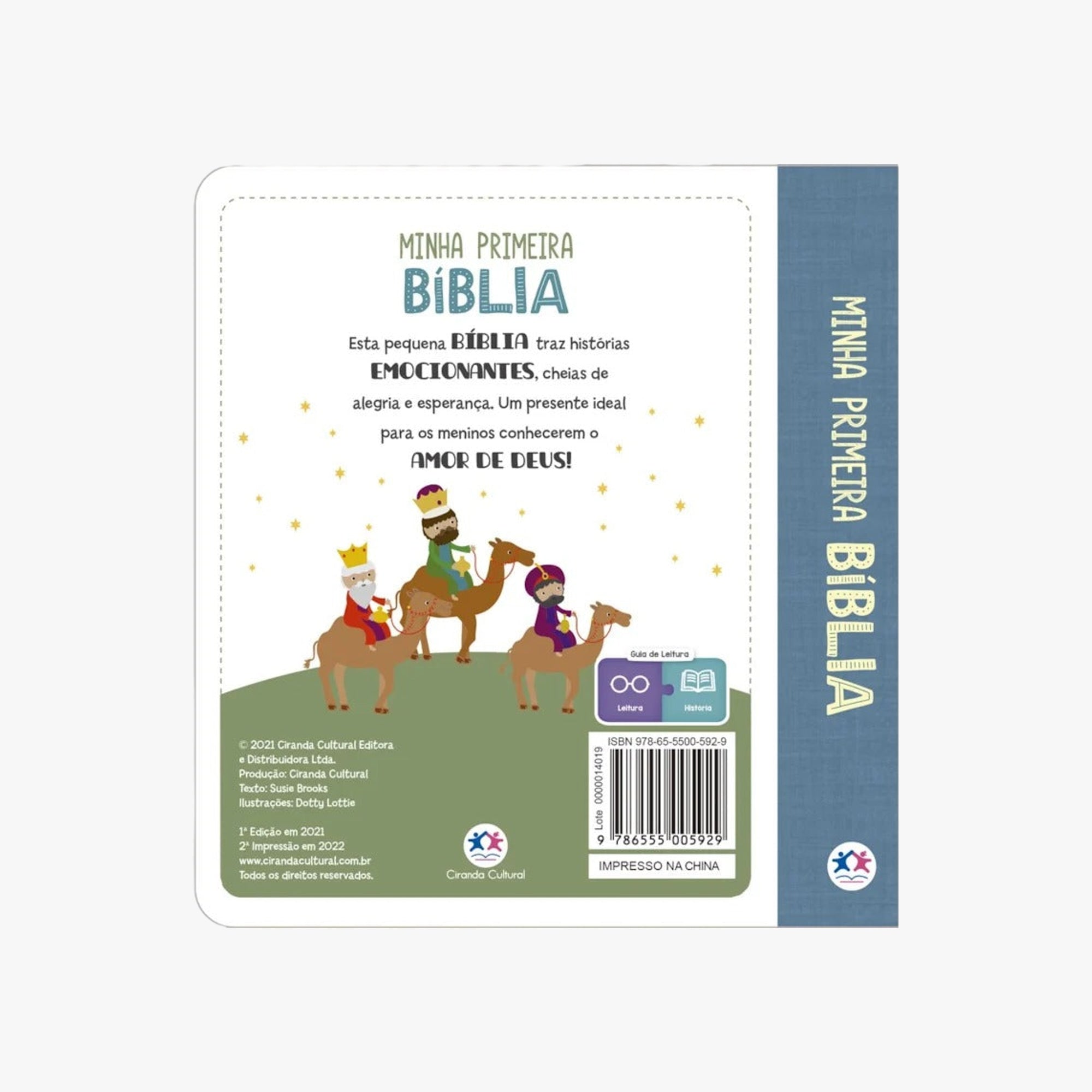Livro Minha Primeira Bíblia - Meninos