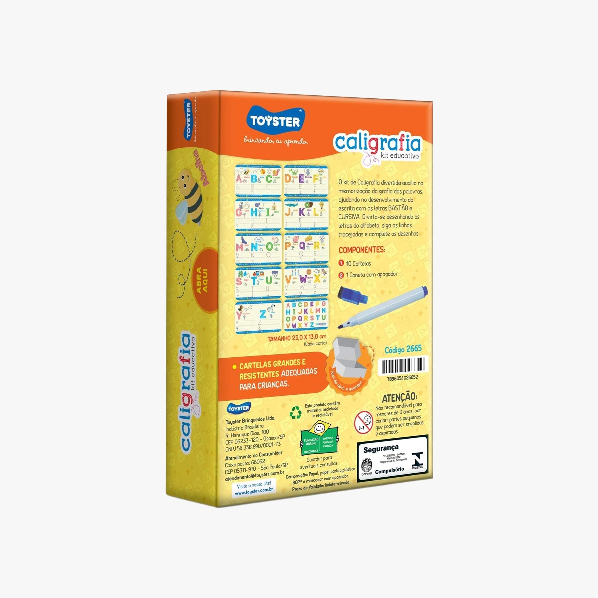 Kit Educativo Caligrafia Toyster