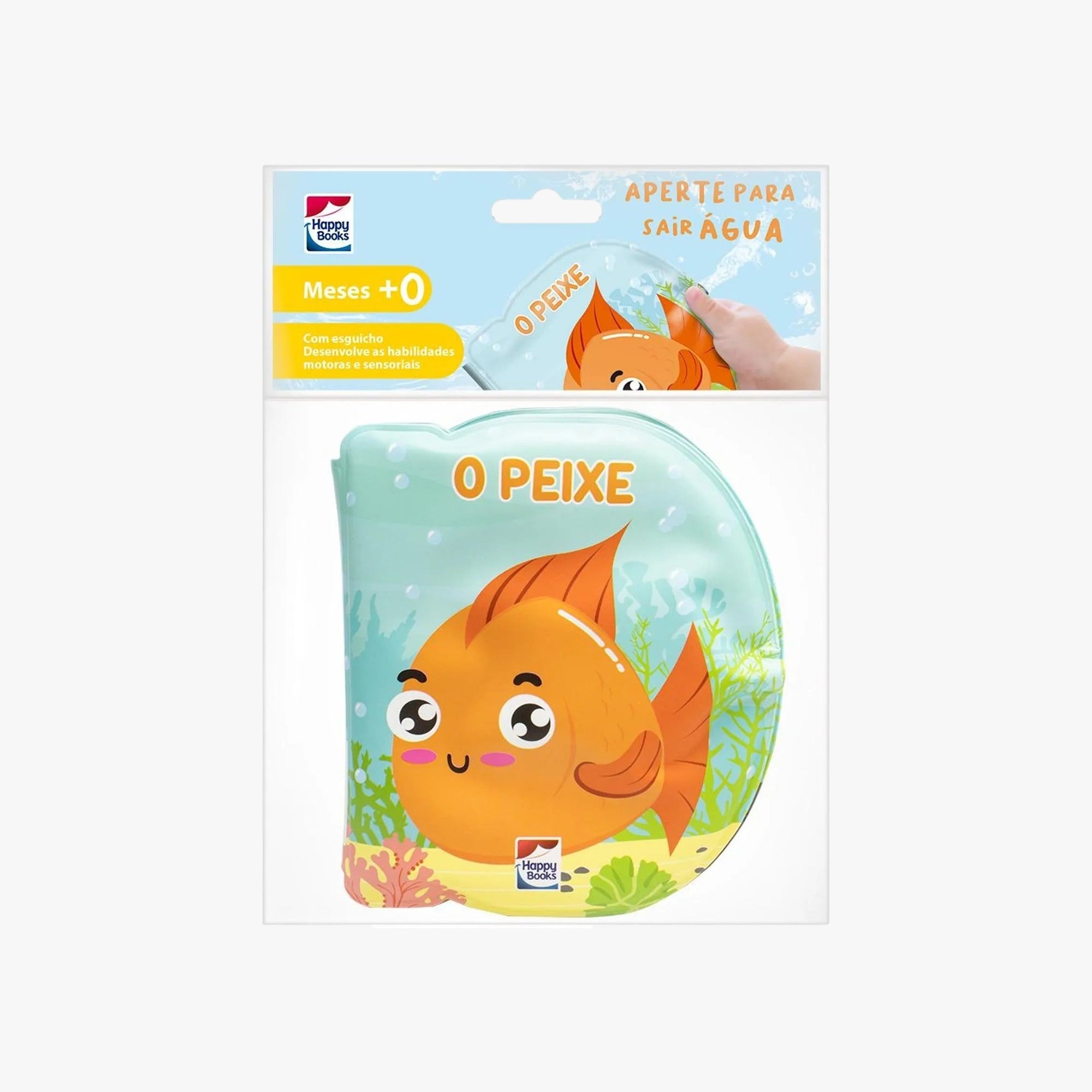 Livro de Banho para Bebê - Bolhas Divertidas Peixe