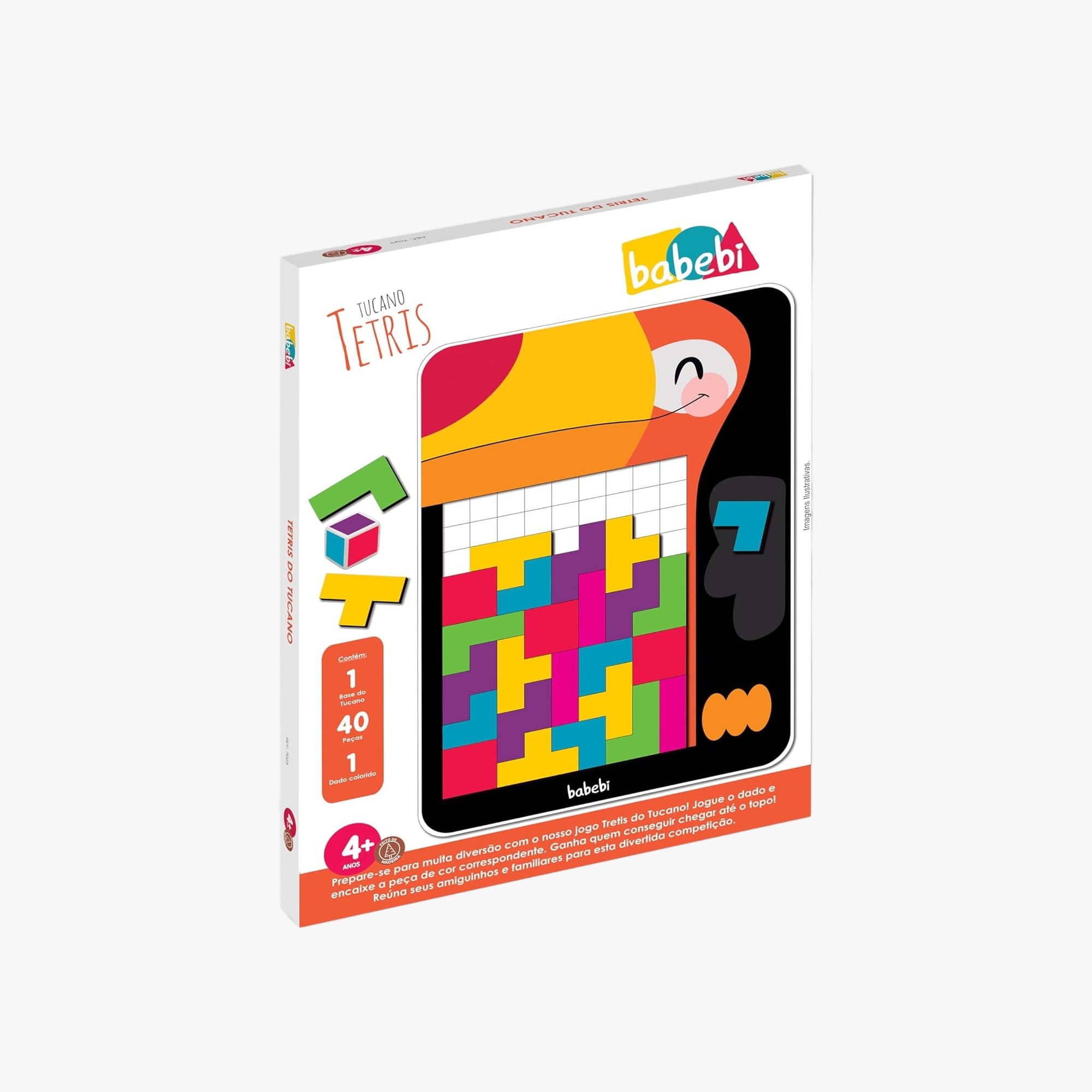 Brinquedo Educativo Tetris Tucano