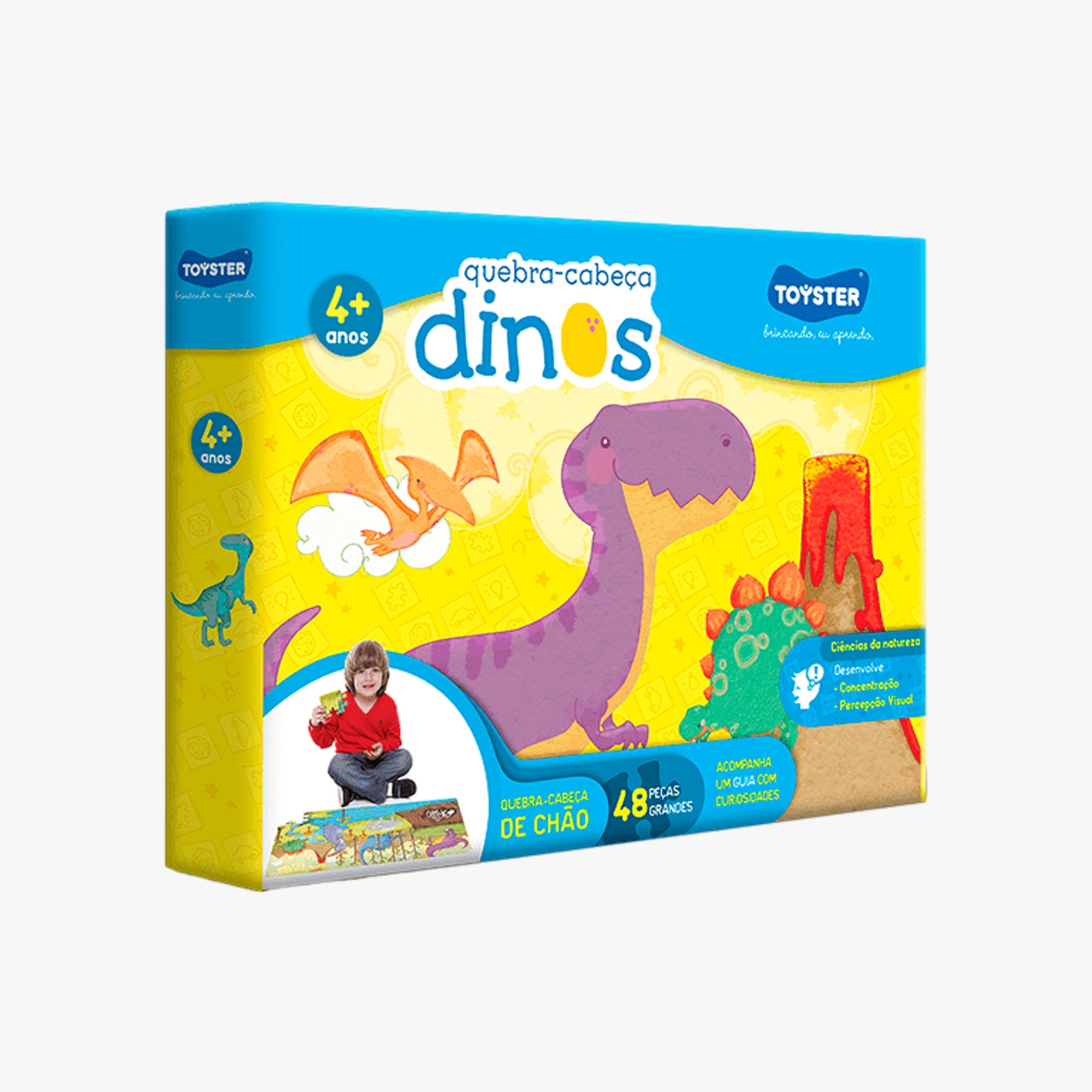Quebra-Cabeça Grandão Dinos 48 Peças