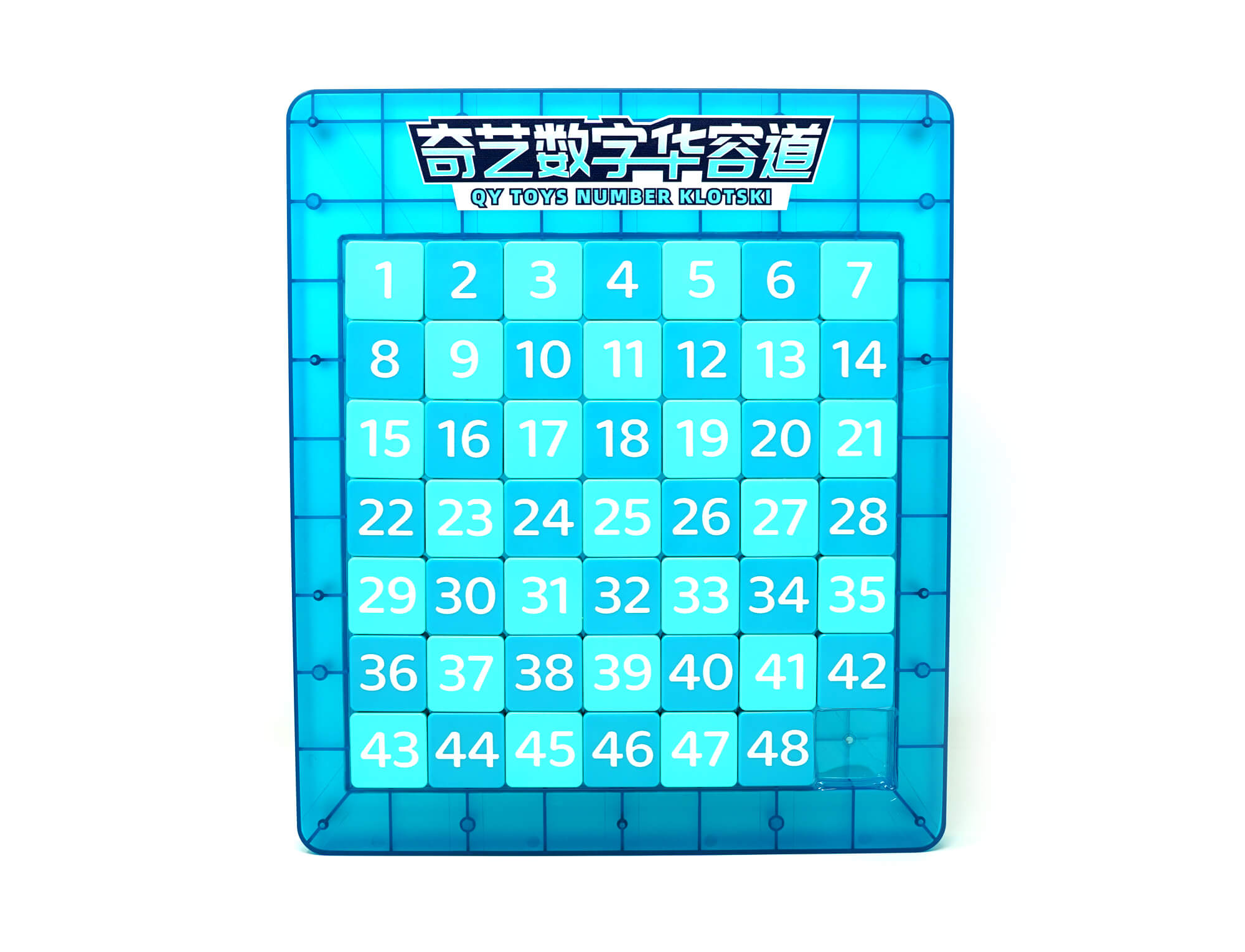 RACHA CUCA KLOTSKI 7X7 MAGNÉTICO AZUL TRANSPARENTE