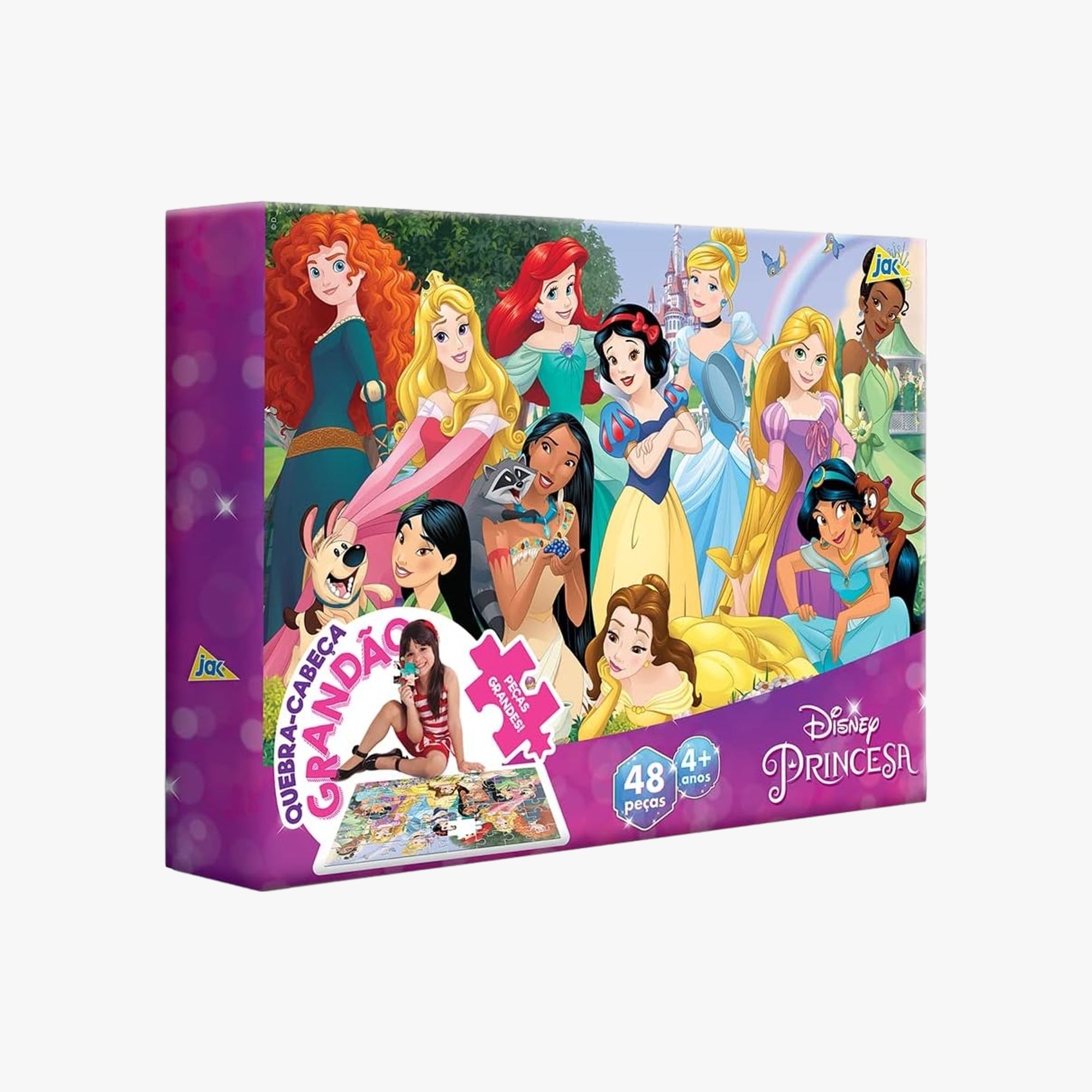 Quebra-Cabeça Grandão Princesas 48 Peças