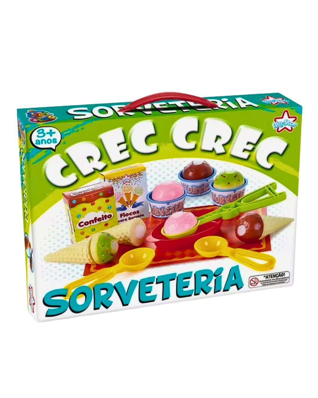 Brinquedo Infantil Faz De Conta Crec Crec - Sorveteria
