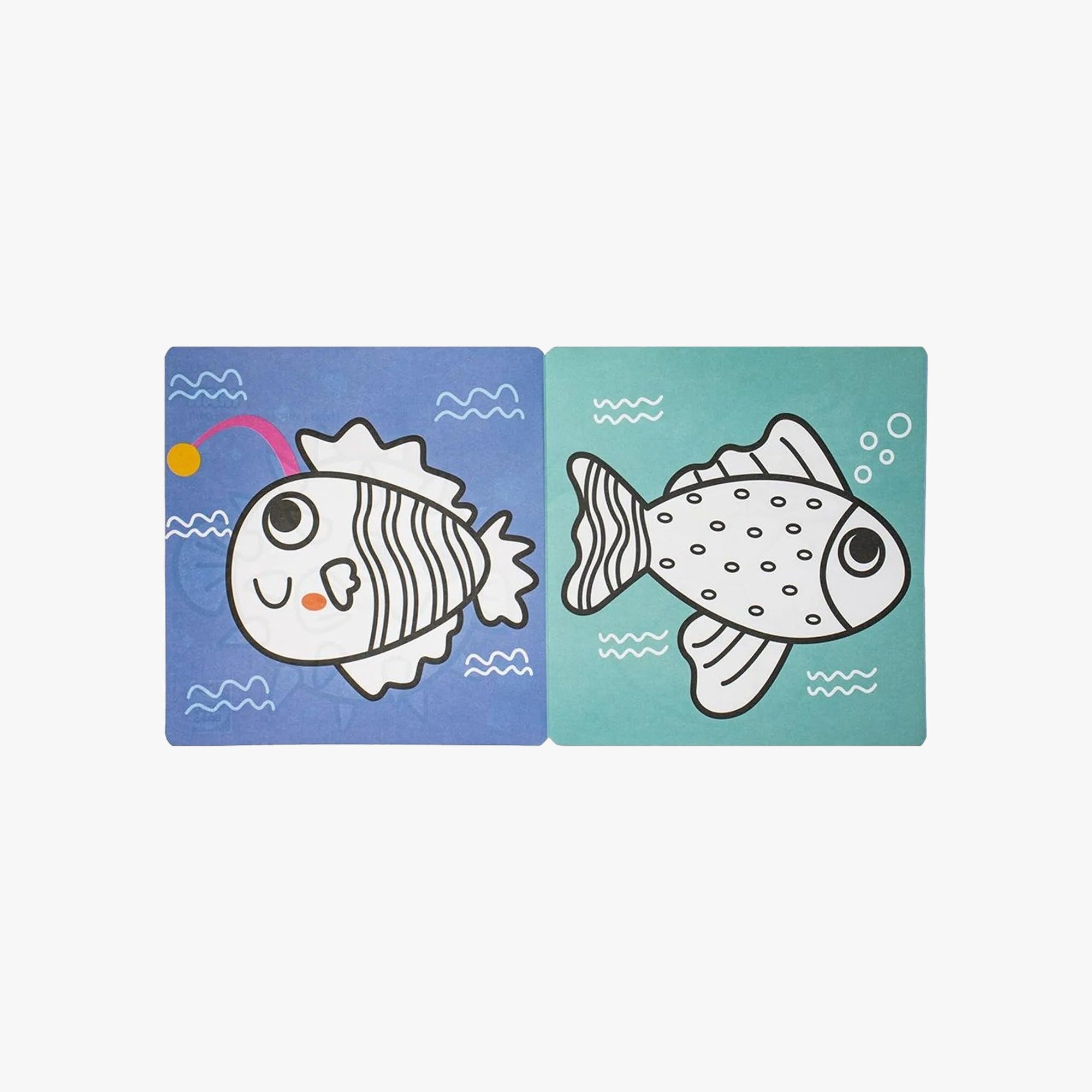 Livro-Sanfona Para Colorir Mar