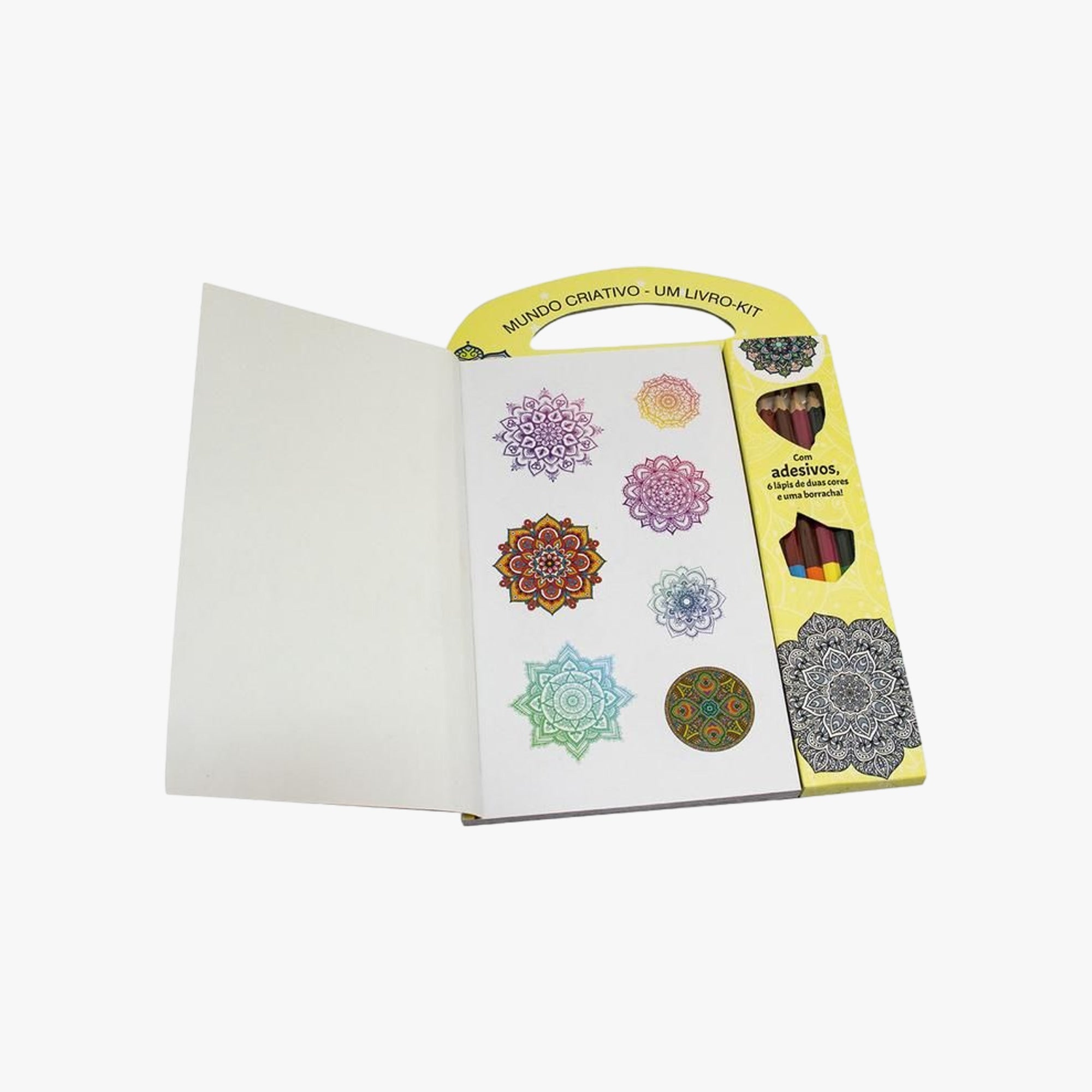 Livro Kit Mundo Criativo Mandalas e Animais