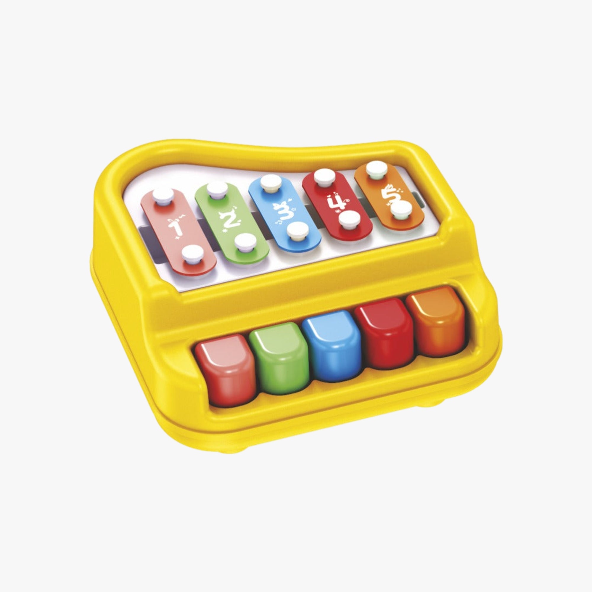 Brinquedo Pianinho Musical Xilofone Amarelo