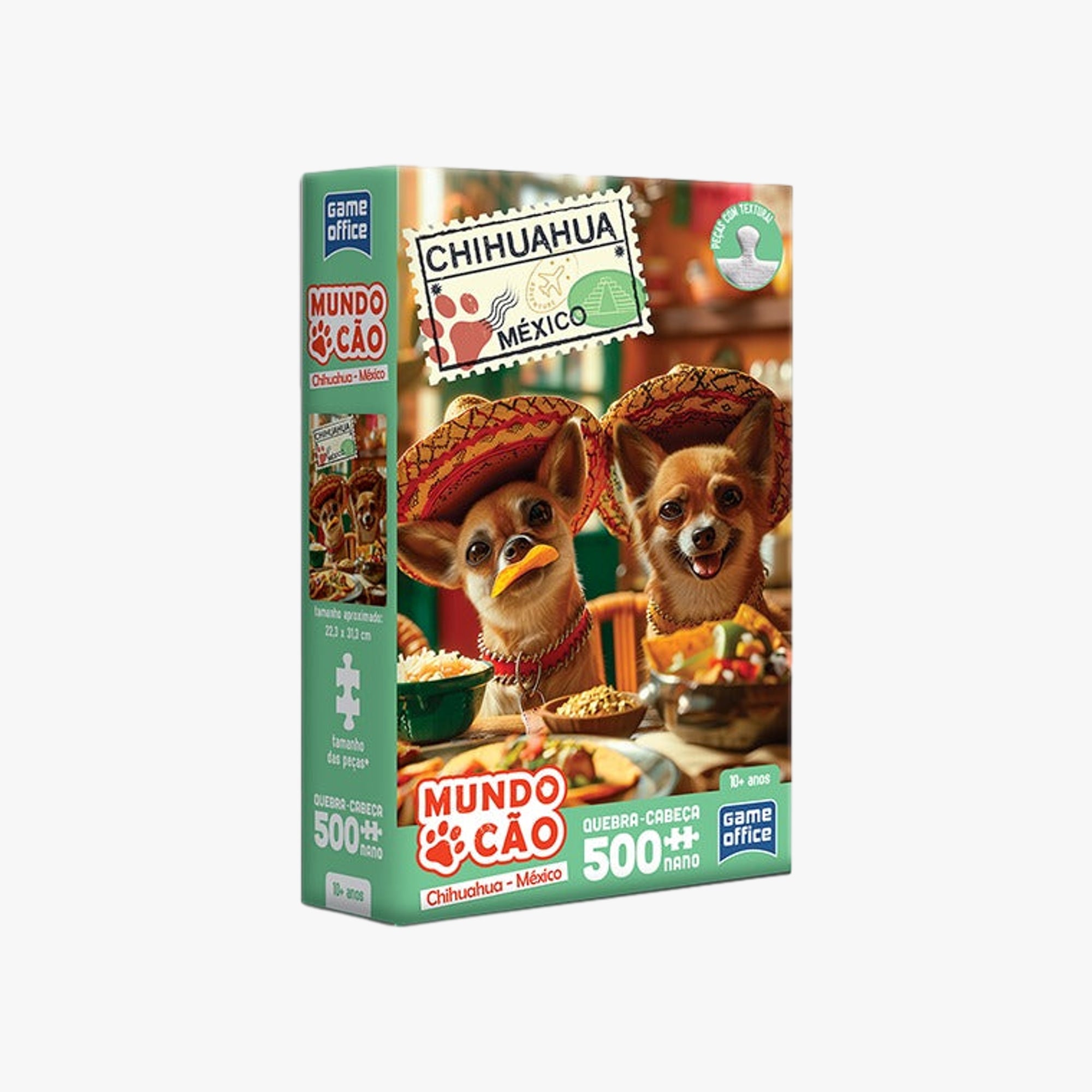 Quebra-Cabeça Chihuahua Mexicano 500 Peças Nano