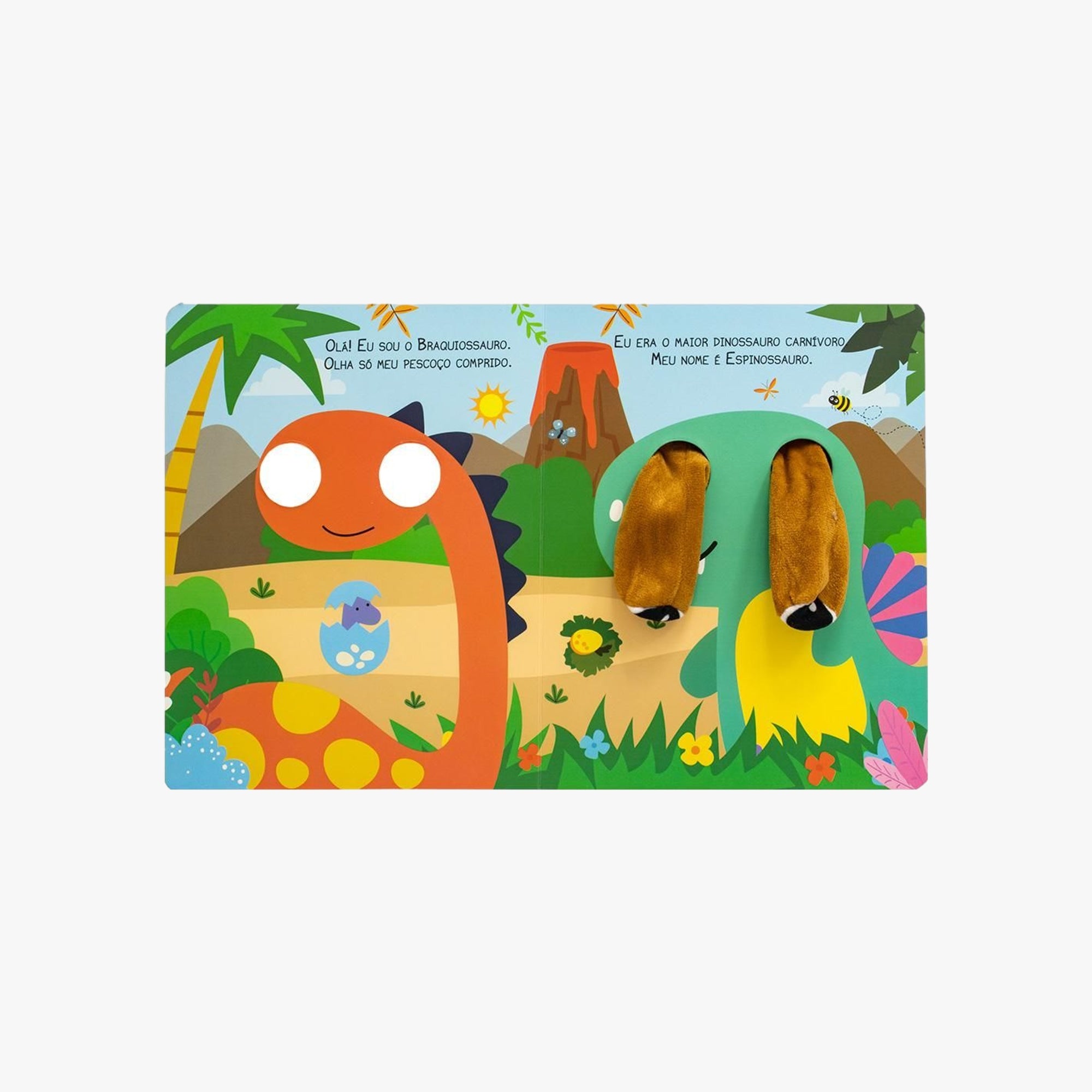 Livro Infantil Dedoche Dinossauros