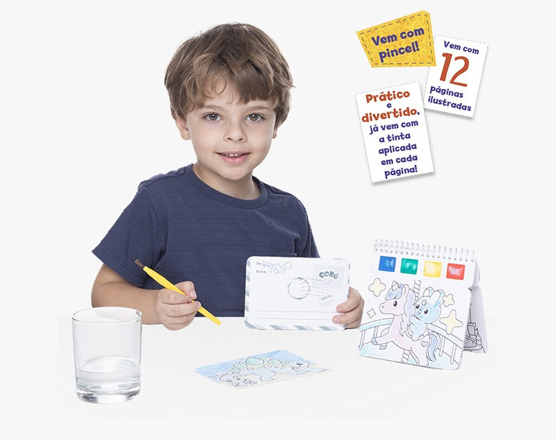 Colorindo Com Aquarela Fantasia
