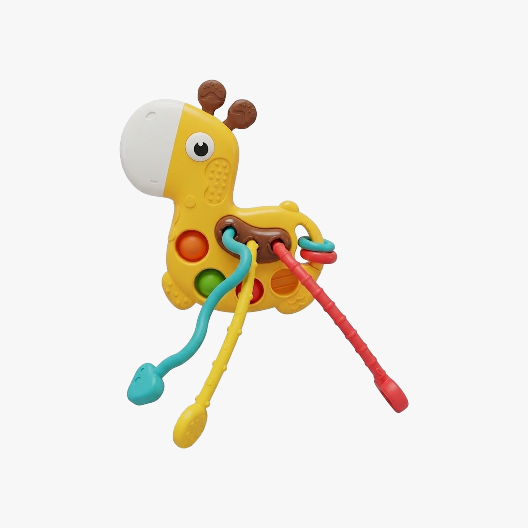 Brinquedo Sensorial Mordedor Girafa