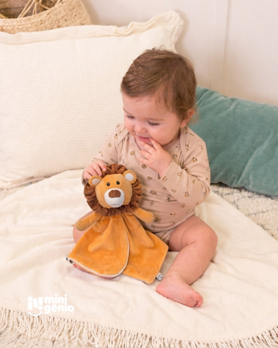 Naninha para Bebê Bichinho Leão