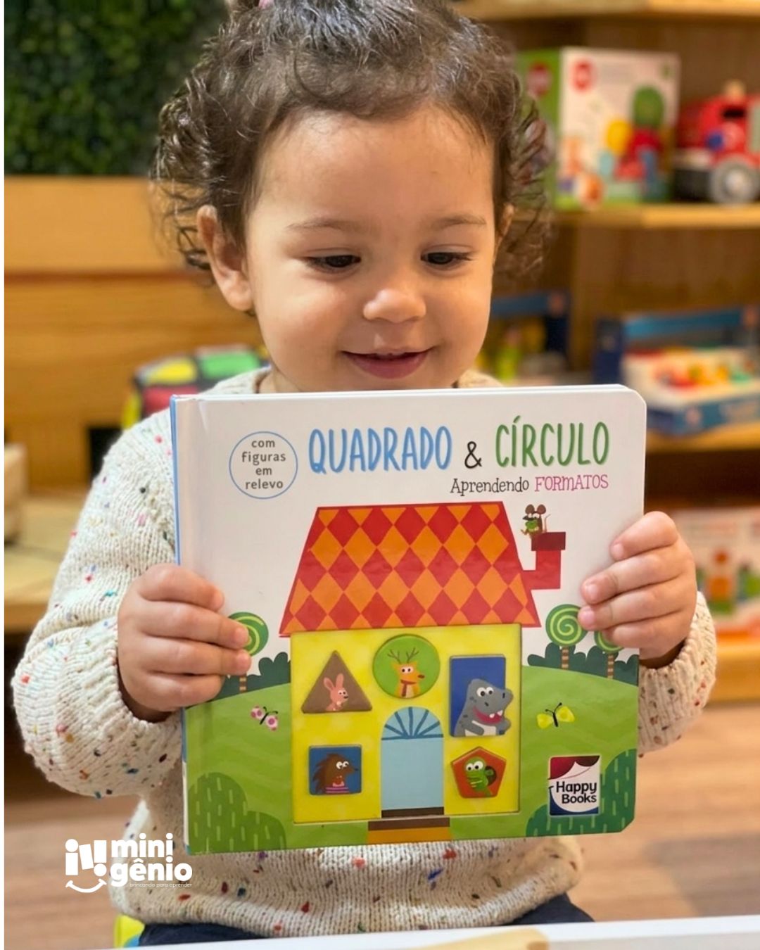 Aprendendo Formatos Quadrado e Círculo