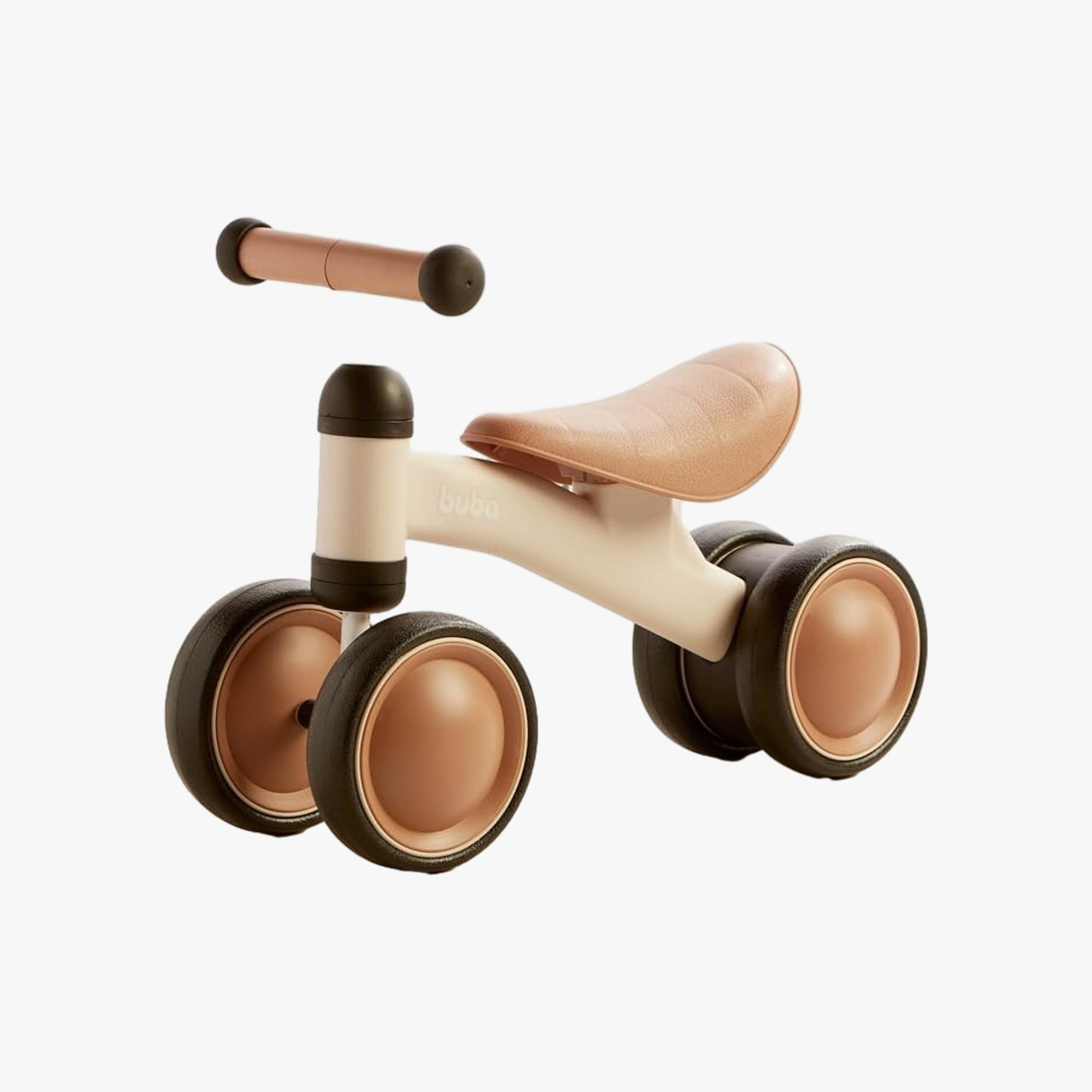 Bicicleta De Equilibrio Buba 4 Rodas Bege