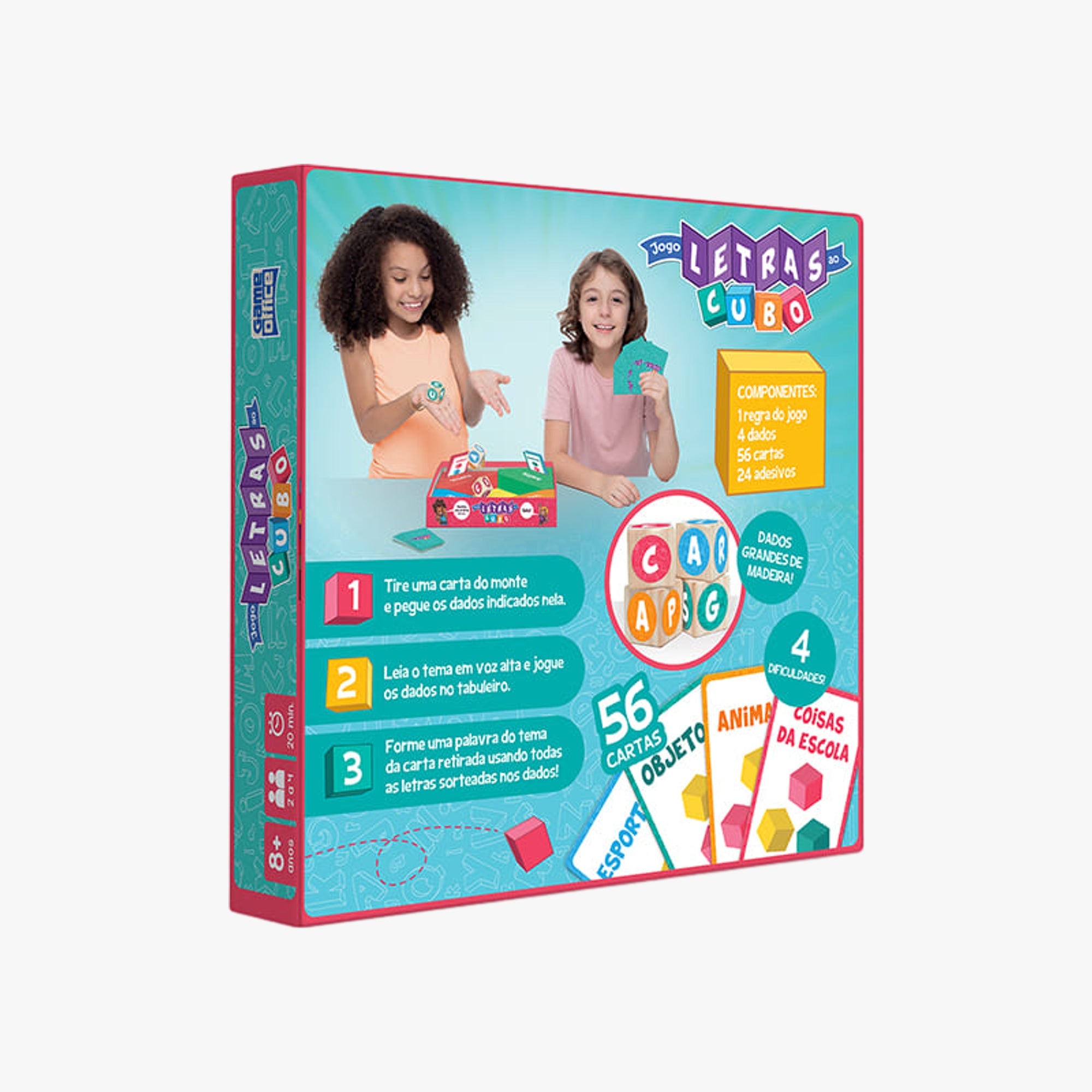 Jogo Educativo de Tabuleiro Letras ao Cubo Toyster