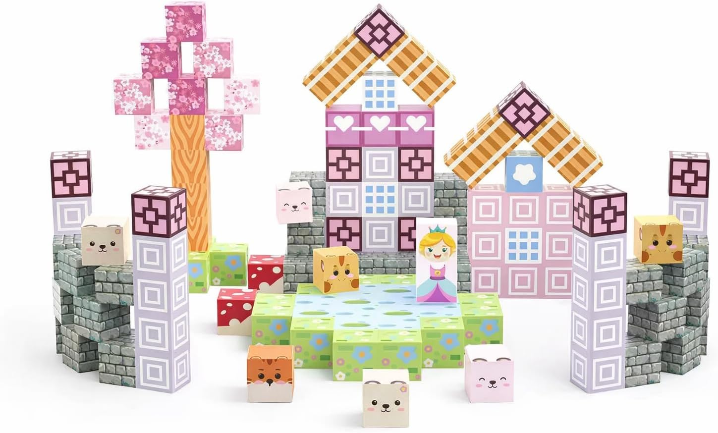 Blocos Magnéticos de Construção Infantil Criatividade com Ímãs
