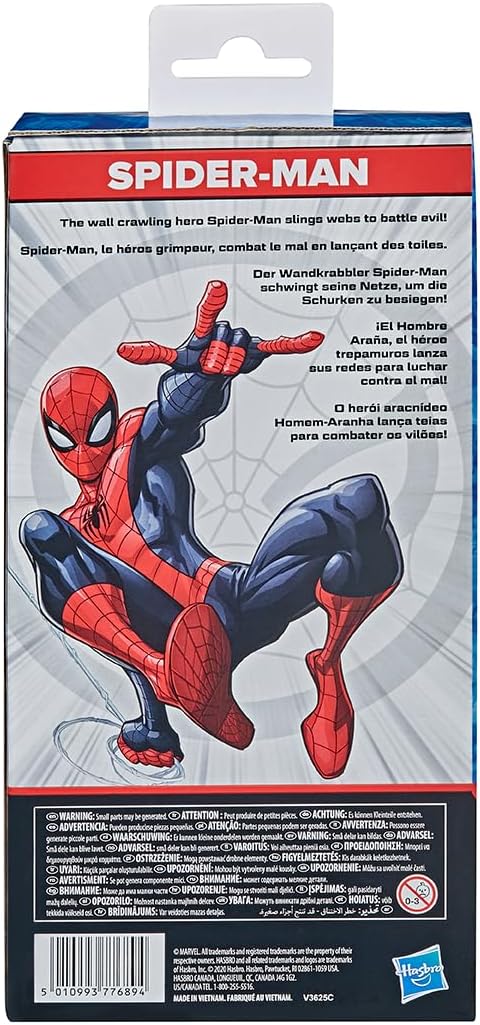 Brinquedo Boneco Homem-Aranha - Marvel, Action Figure, Figura Articulada em Grande Escala com 24 cm