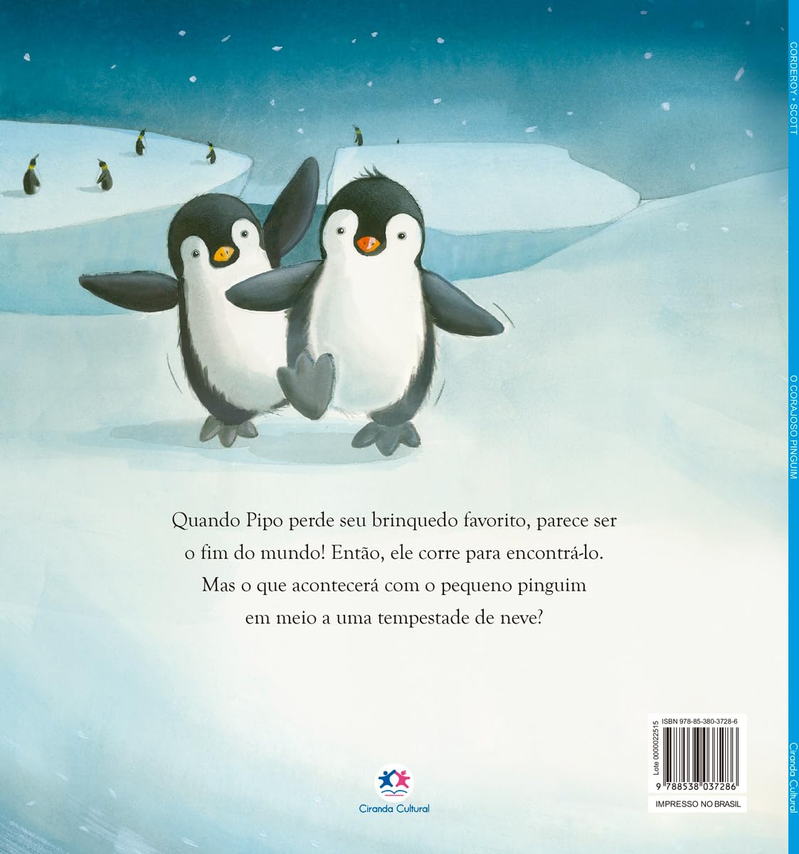 Livro O Corajoso Pinguim