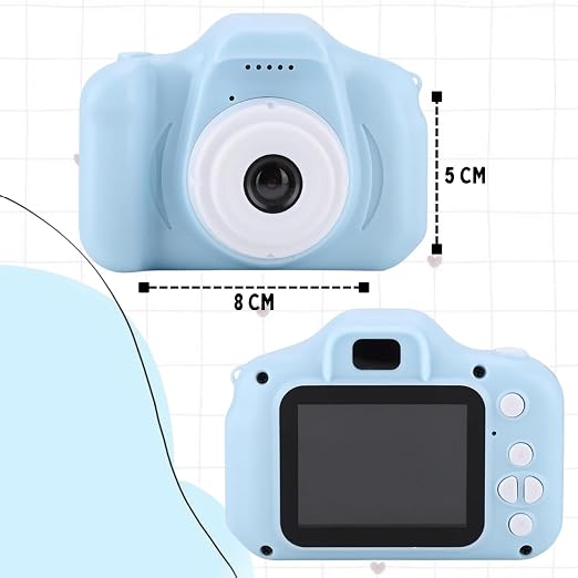 Câmera Digital Infantil CNmuca X2 - Câmera Fotográfica e de Vídeo Multifuncional - Mini Câmera
