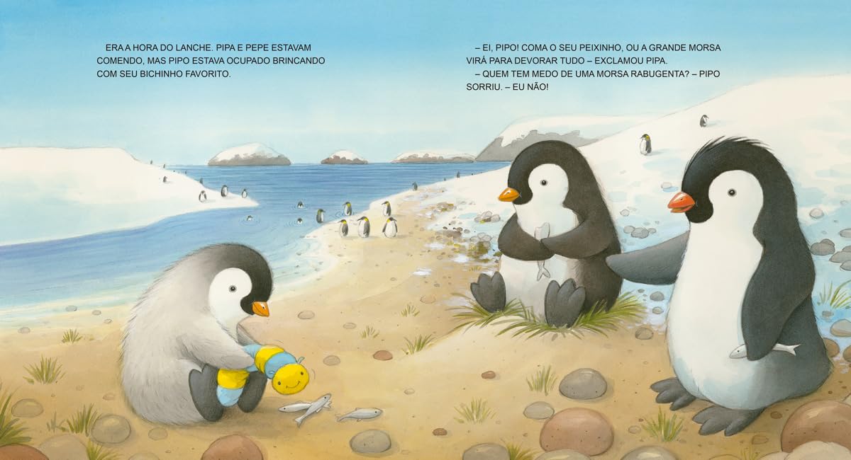 Livro O Corajoso Pinguim