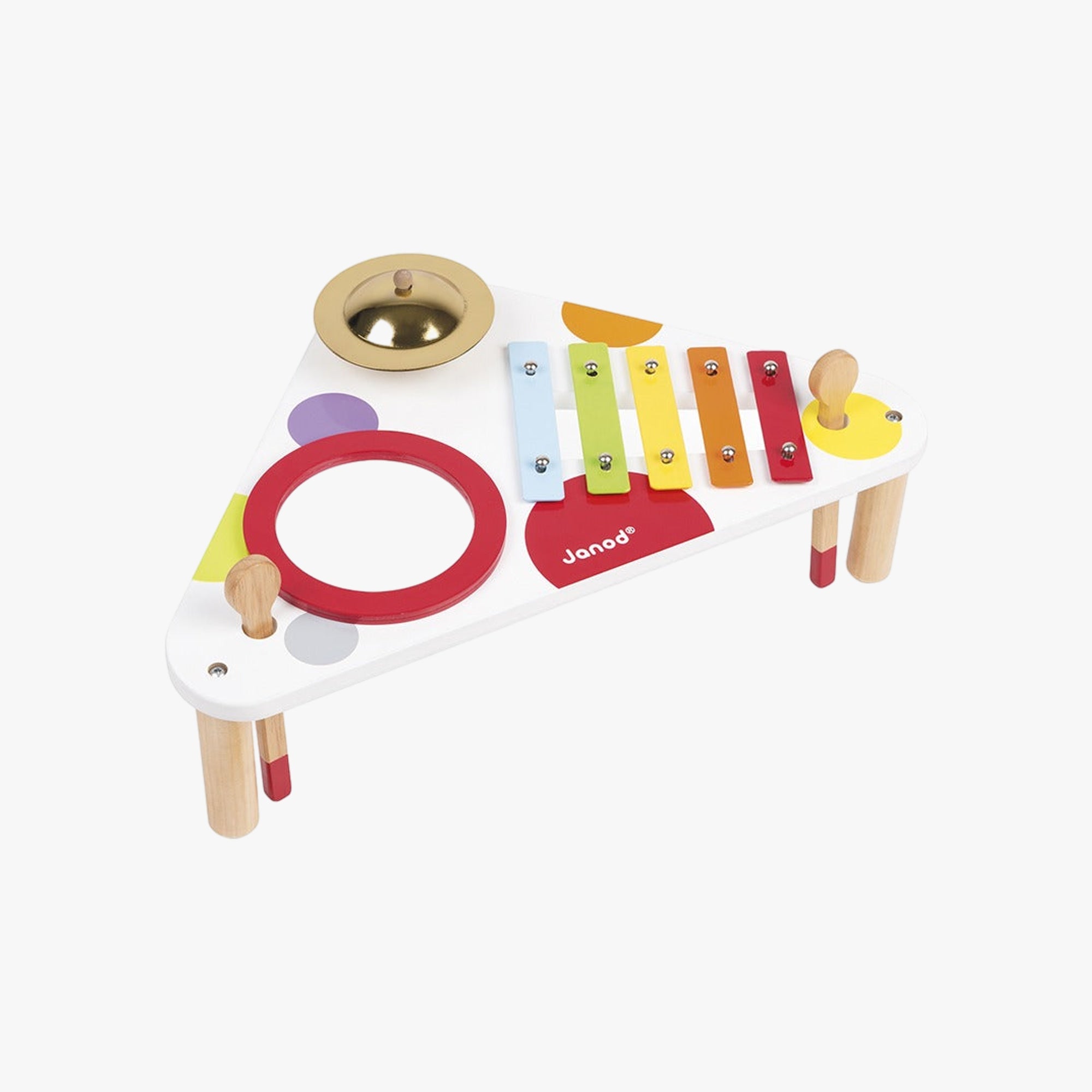 Minha Primeira Mesa Musical 3 Instrumentos Confetti  Janod