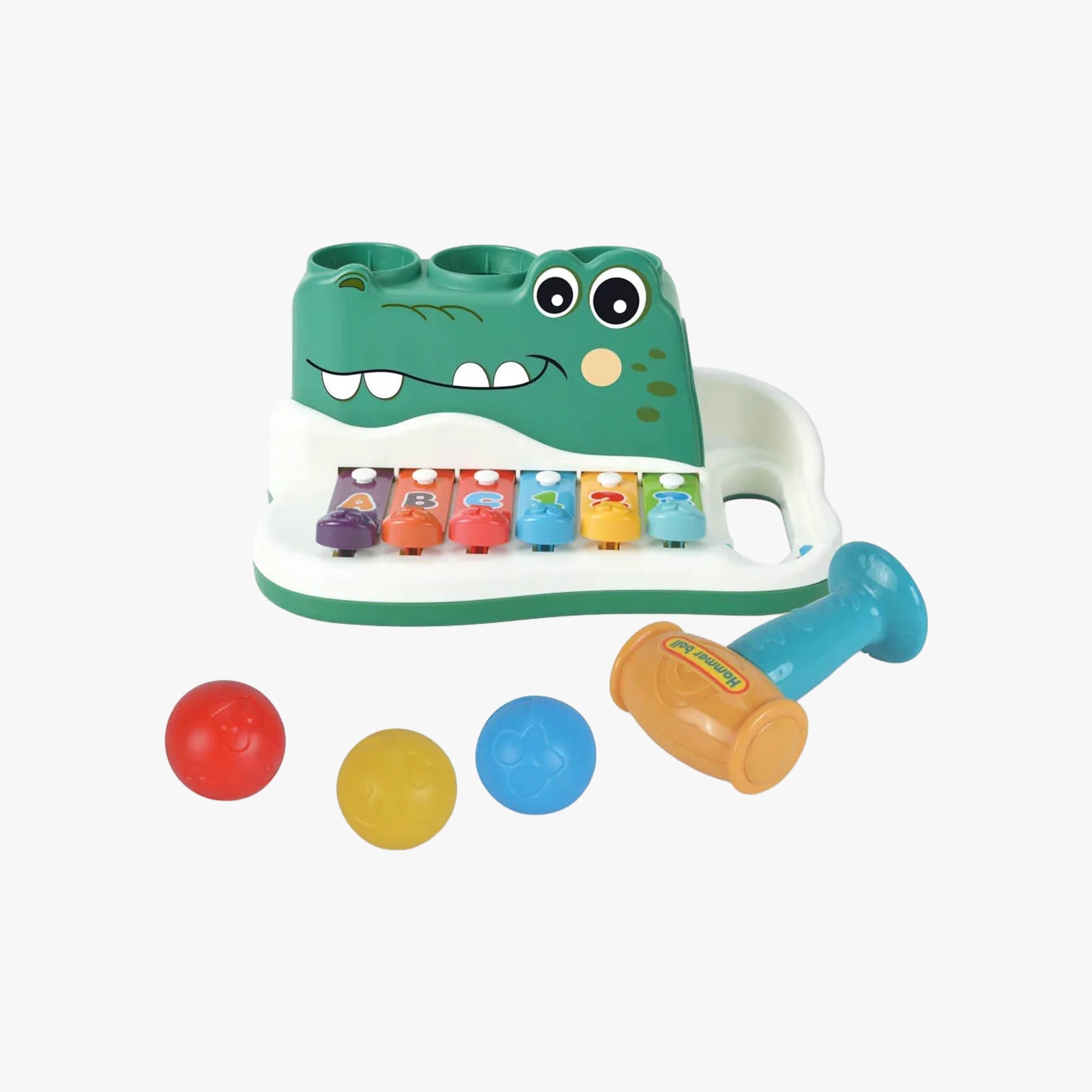 Brinquedo Croco Xilodilo Baby Musical