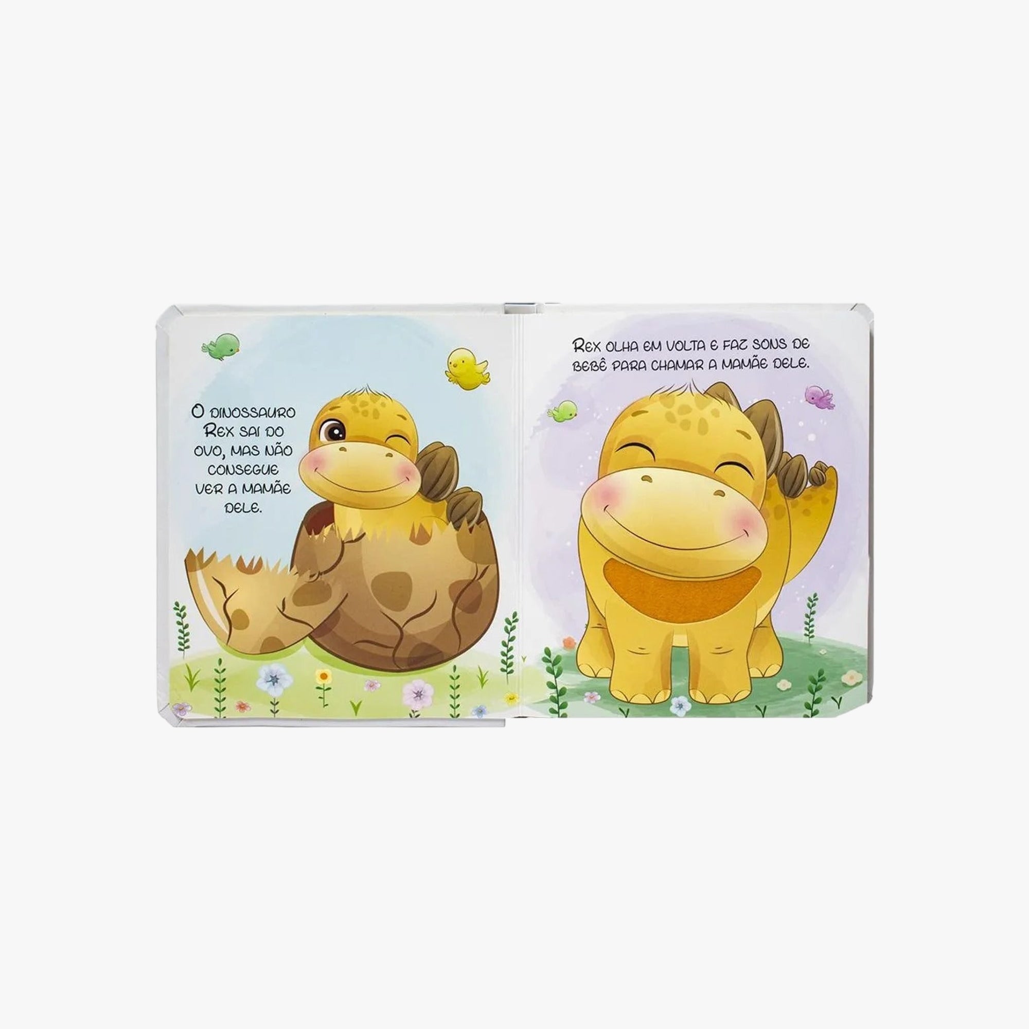 Livro Toque e Sinta - Dinossauro Rex