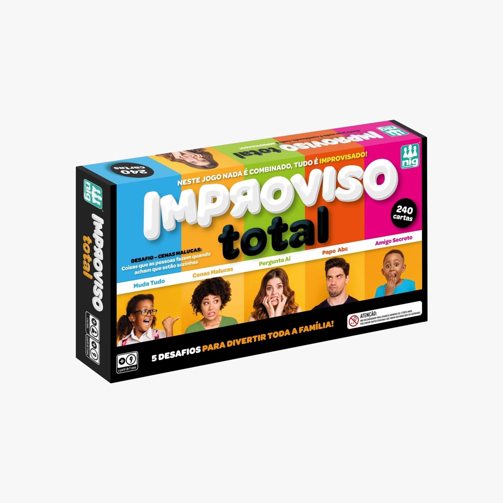Jogo de Tabuleiro Improviso Total Nig