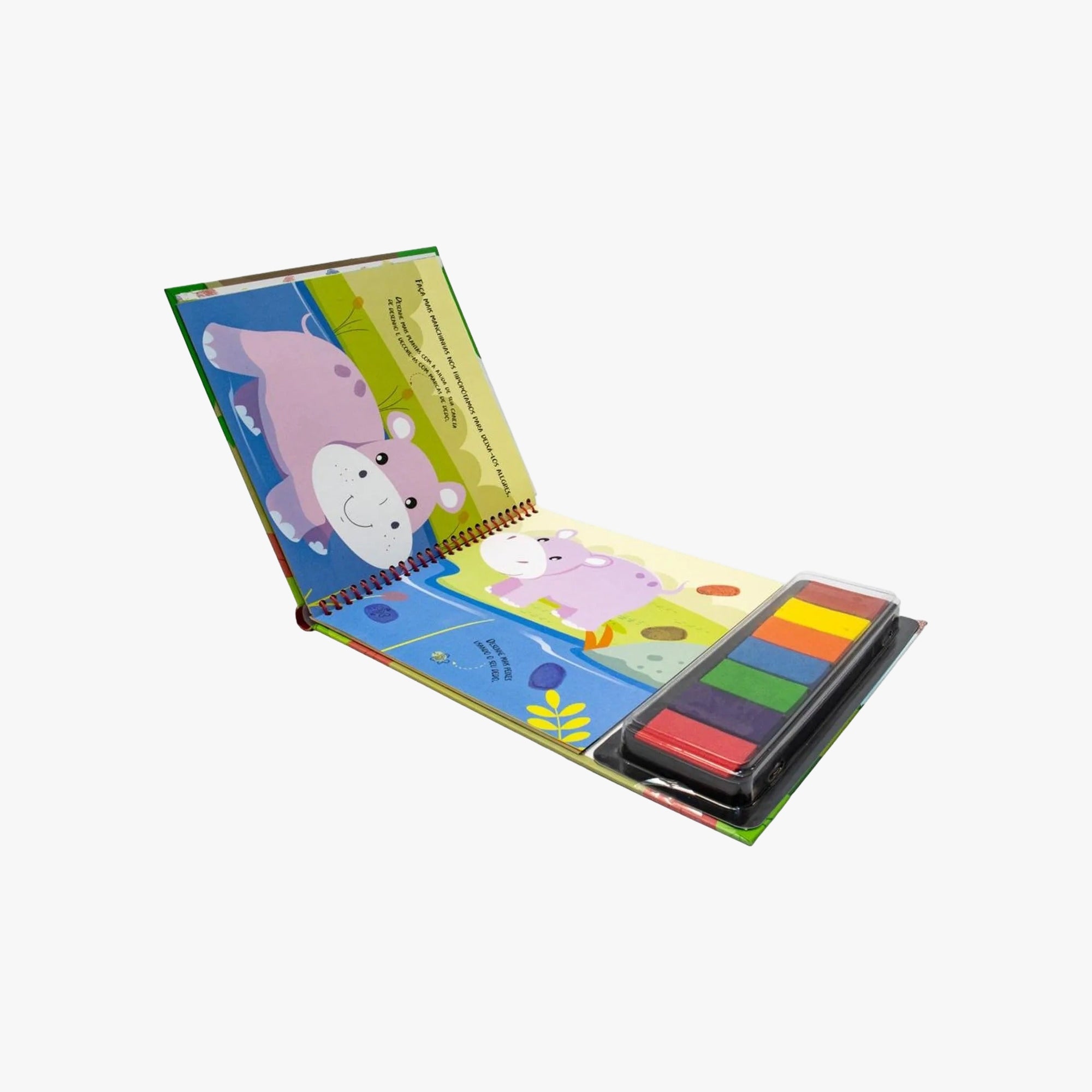 Livro de Pintura Com os Dedinhos Floresta
