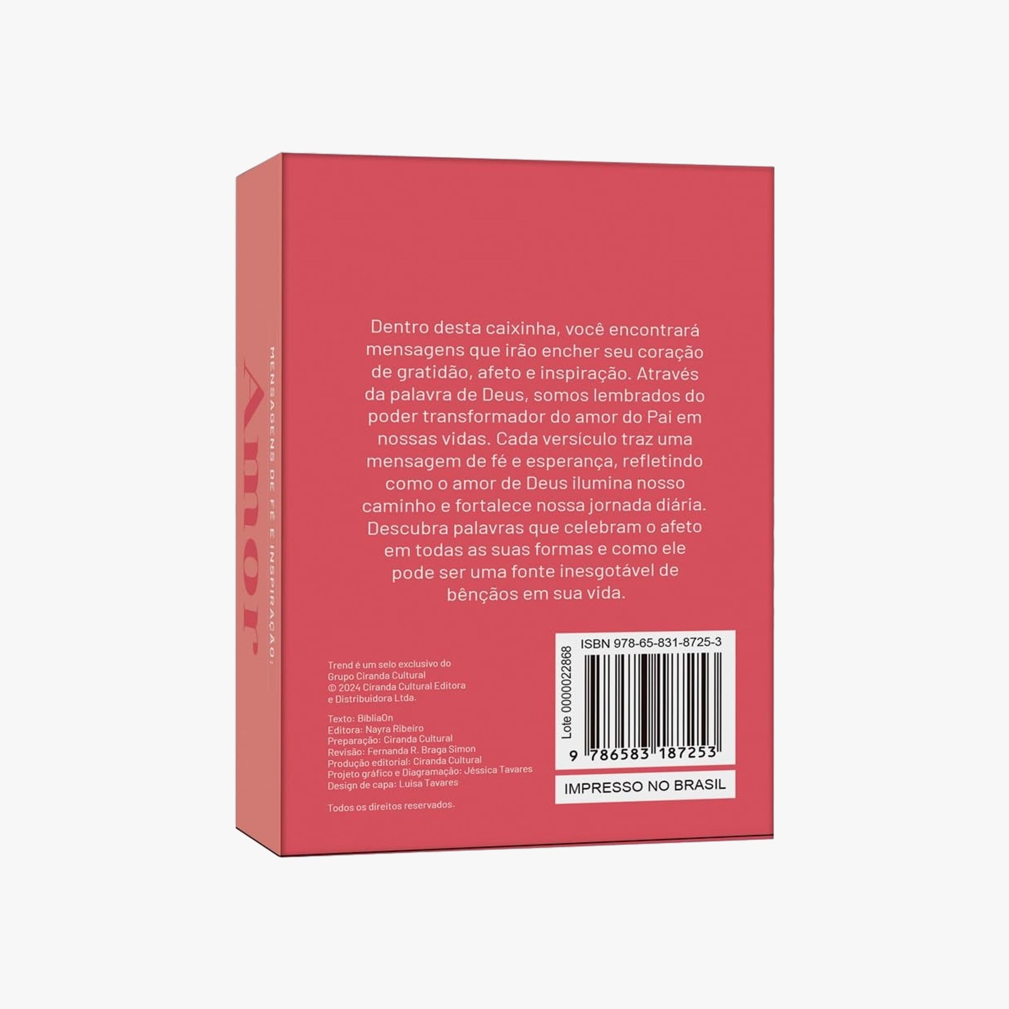 Mini Box Mensagens de Fé e Inspiração - Amor
