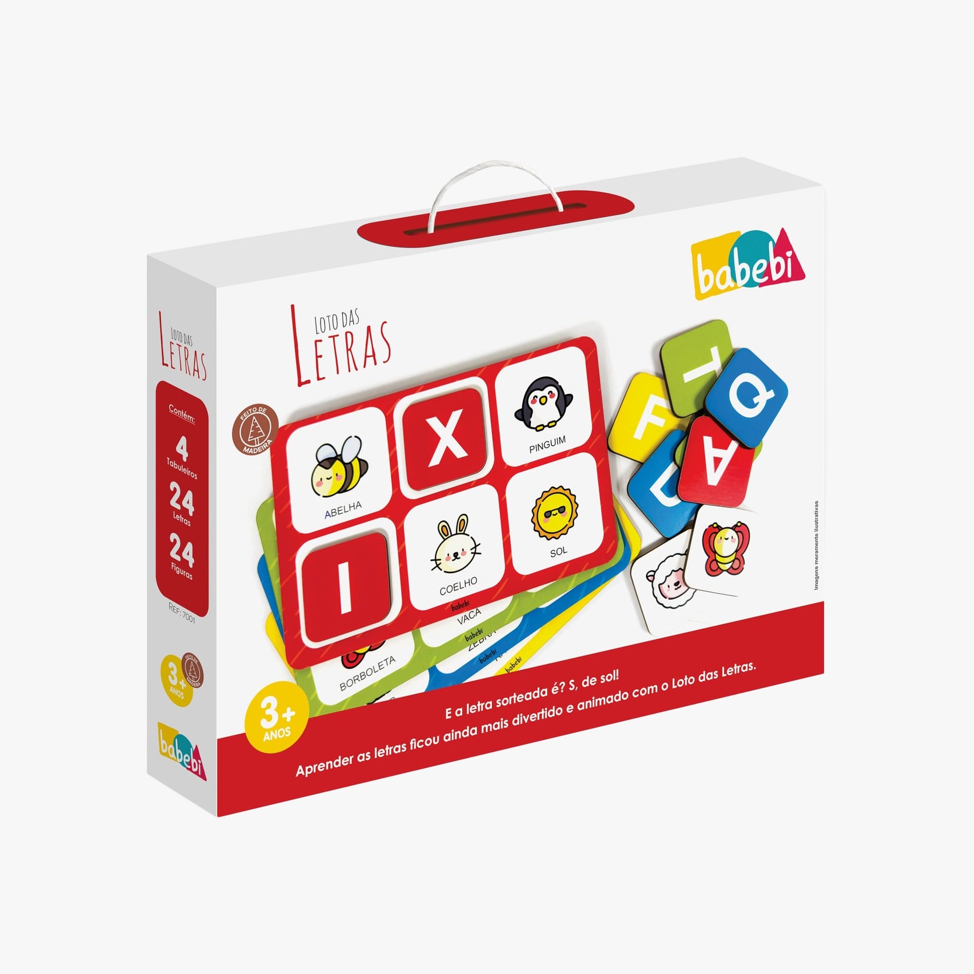 Jogo Pedagógico Loto das Letras