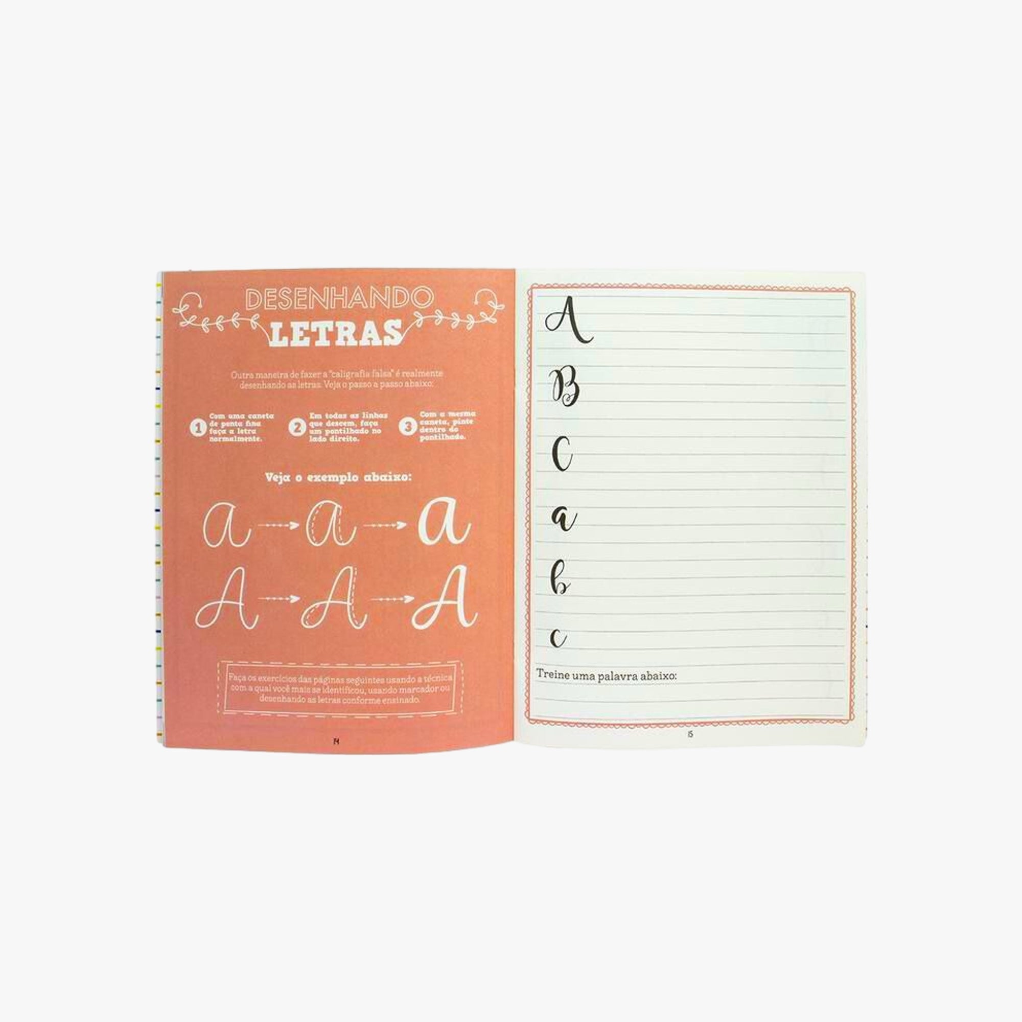Livro de Caligrafia criativa Lettering para iniciantes