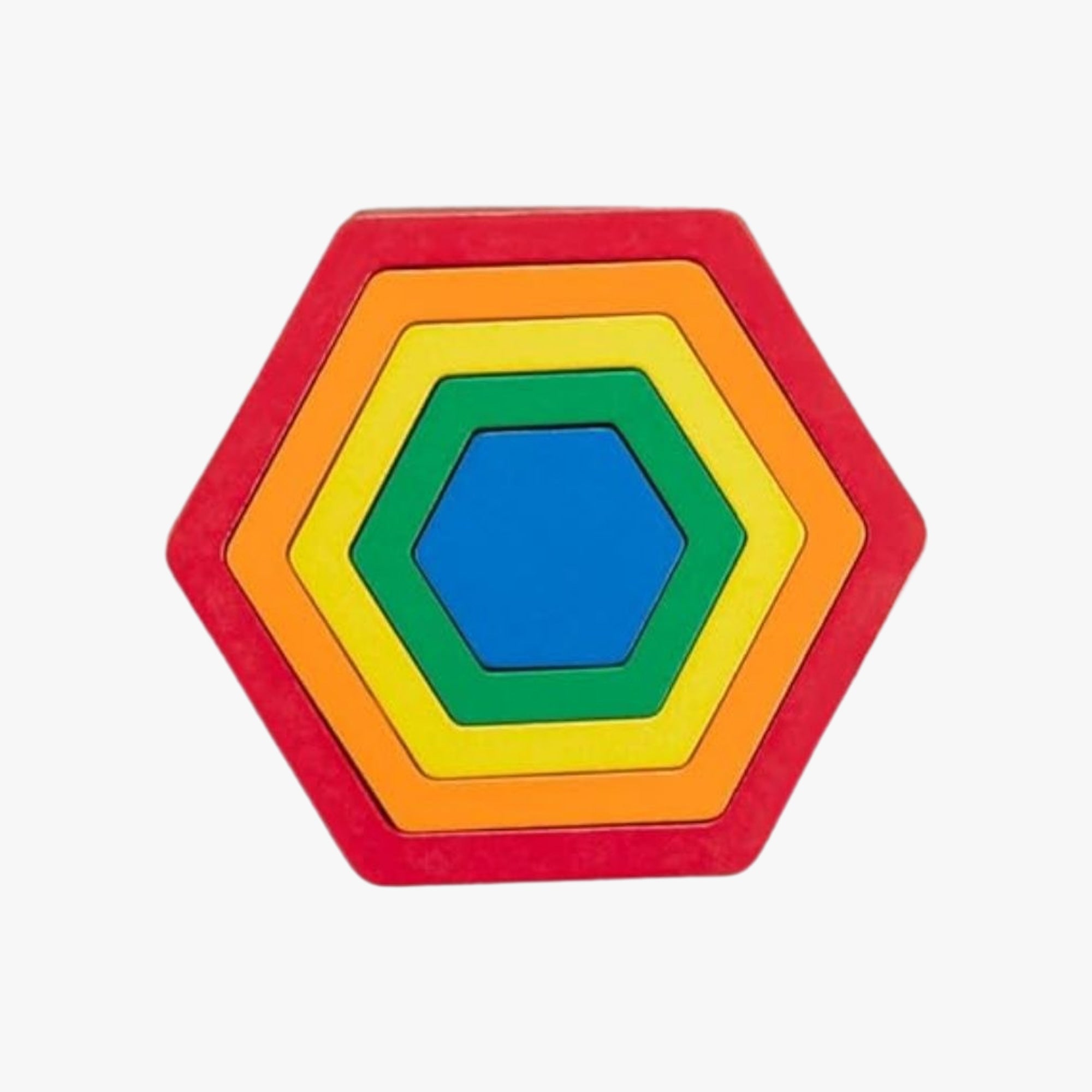 Quebra-Cabeça Infantil 5 peças - Hexágono
