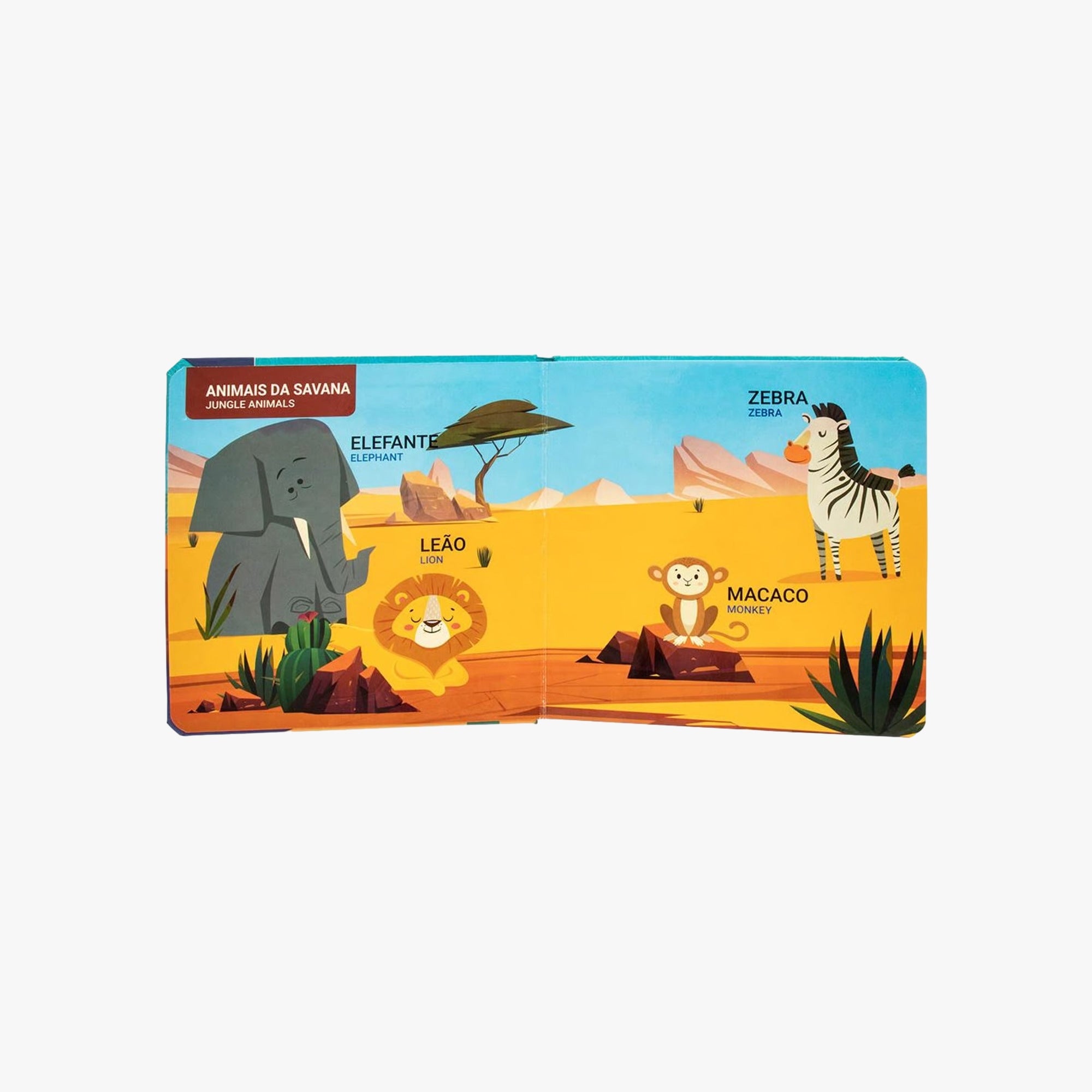 Livro Bilíngue Aprendendo Sobre Animais