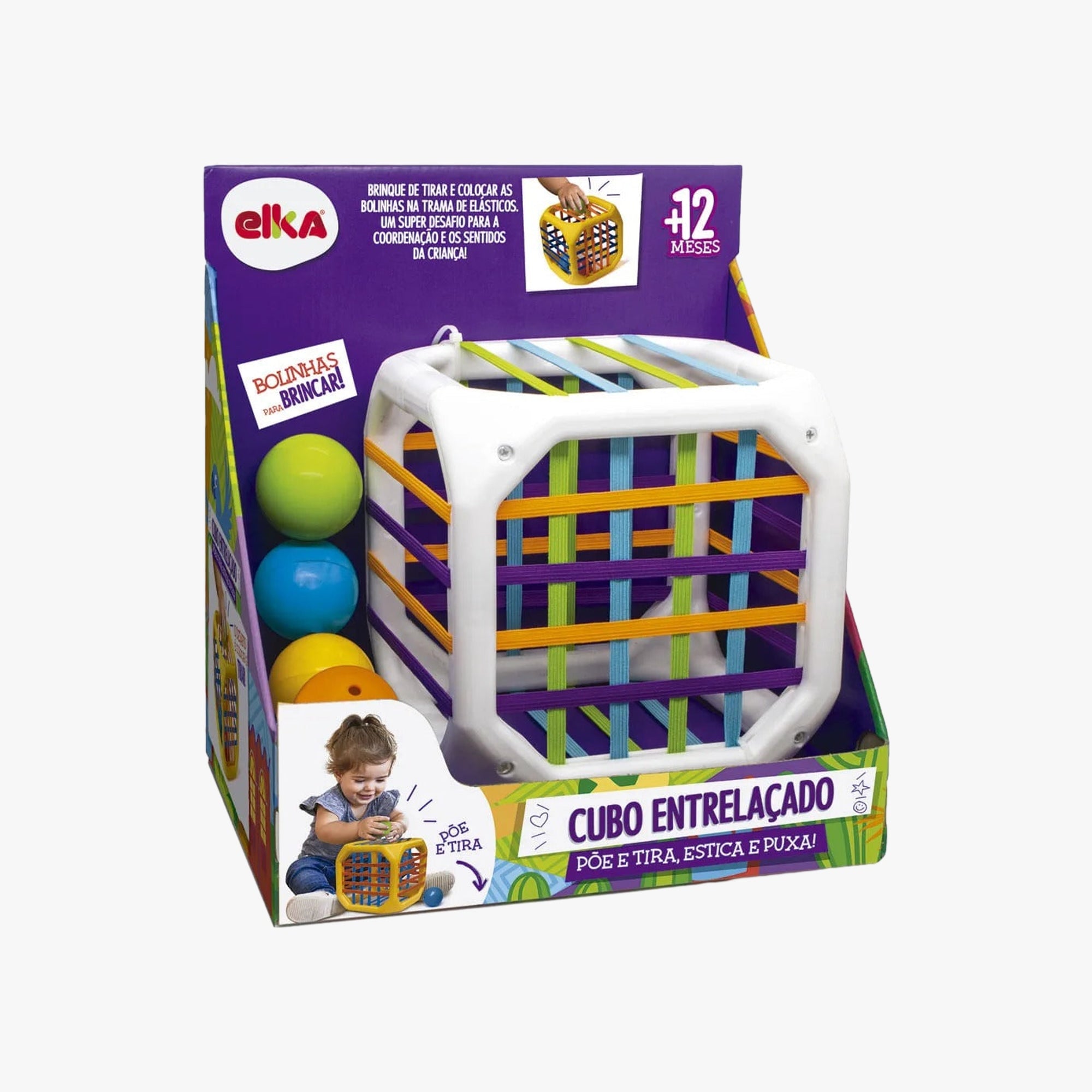 Brinquedo Educativo Cubo Entrelaçado