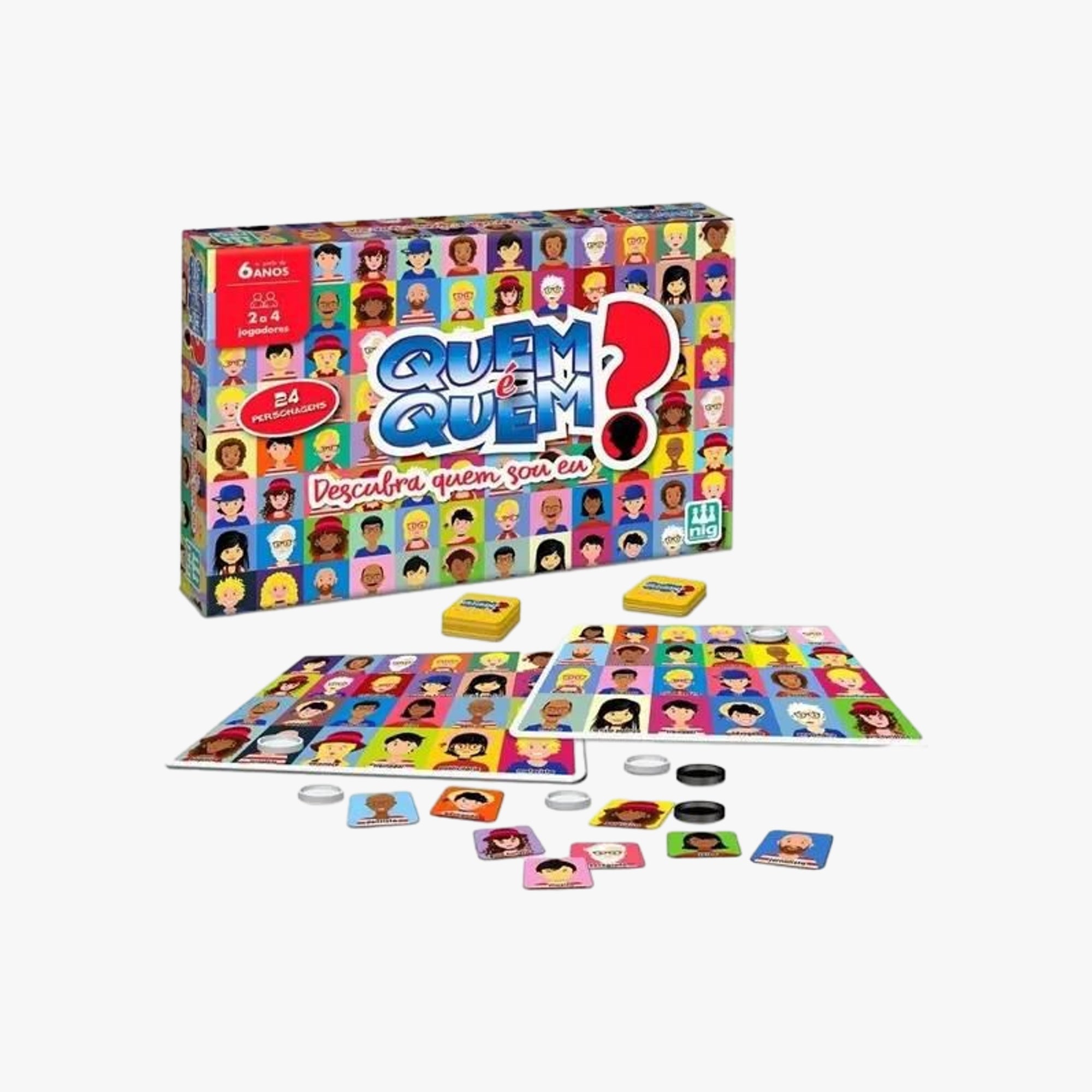 Jogo Infantil de Tabuleiro Quem é Quem?