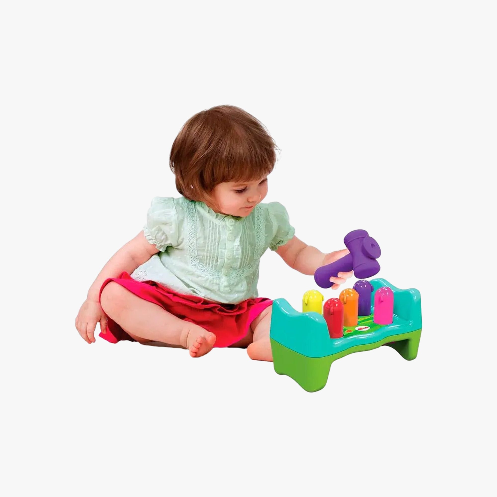 Brinquedo Infantil Bate Rebate Minhoquinhas
