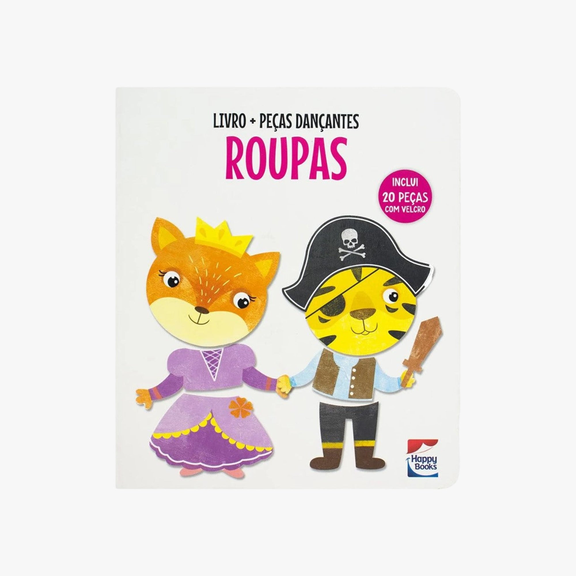 Livro com Velcro Peças Dançantes Roupas