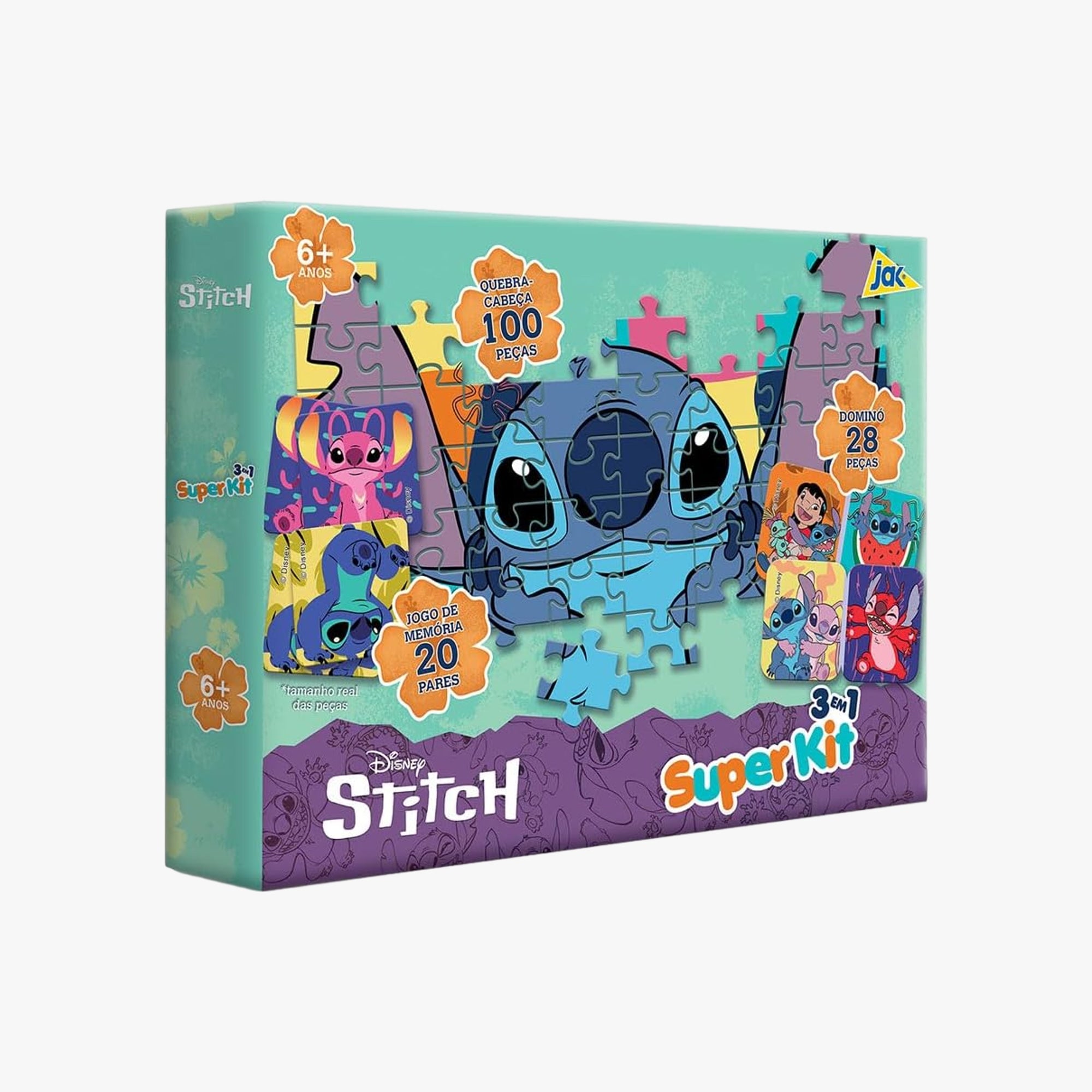 Super Kit Infantil Stitch 3 em 1